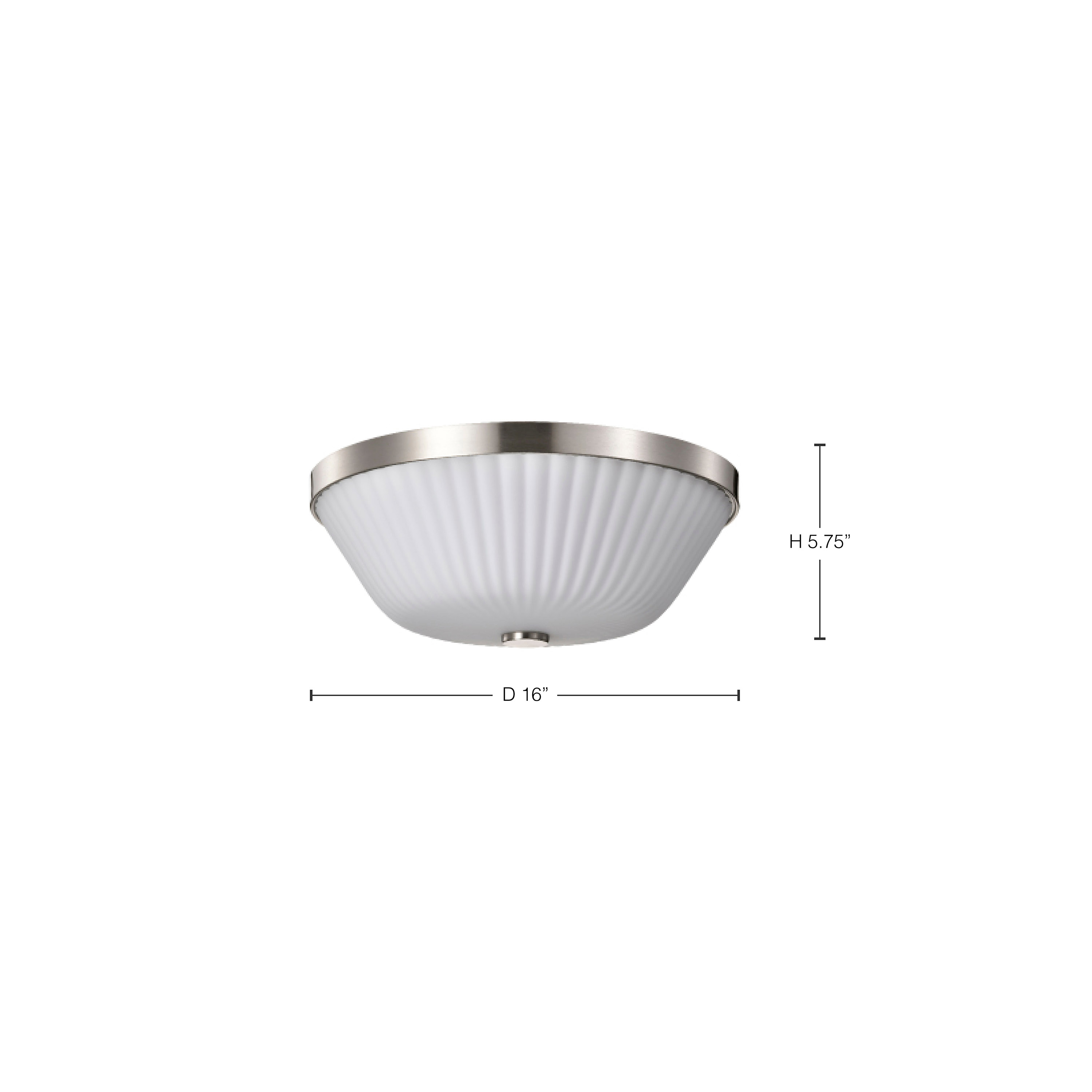 ROYALE 3 LIGHT FLUSH MOUNT - 60-8735