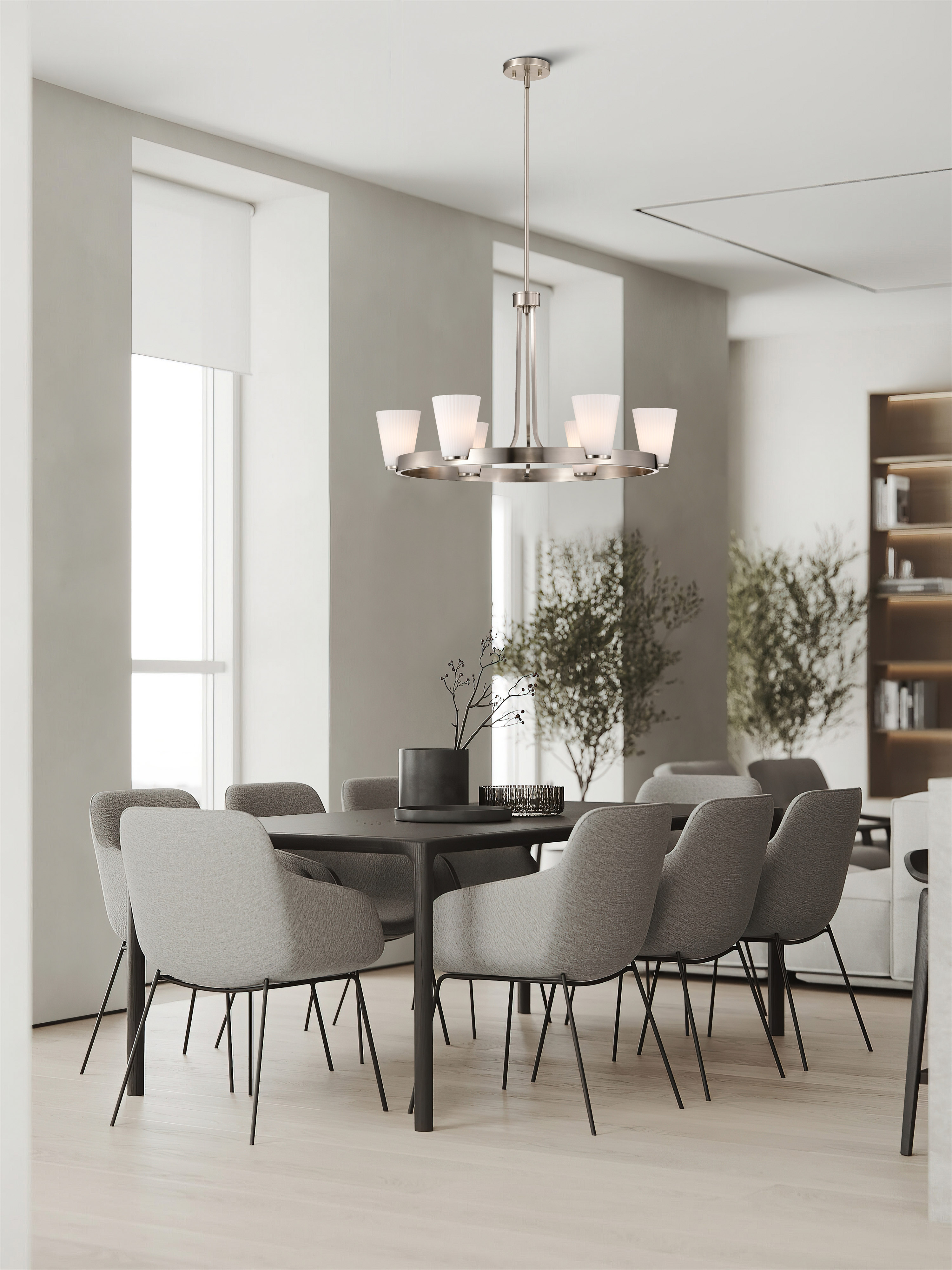 ROYALE 6 LIGHT CHANDELIER - 60-8736