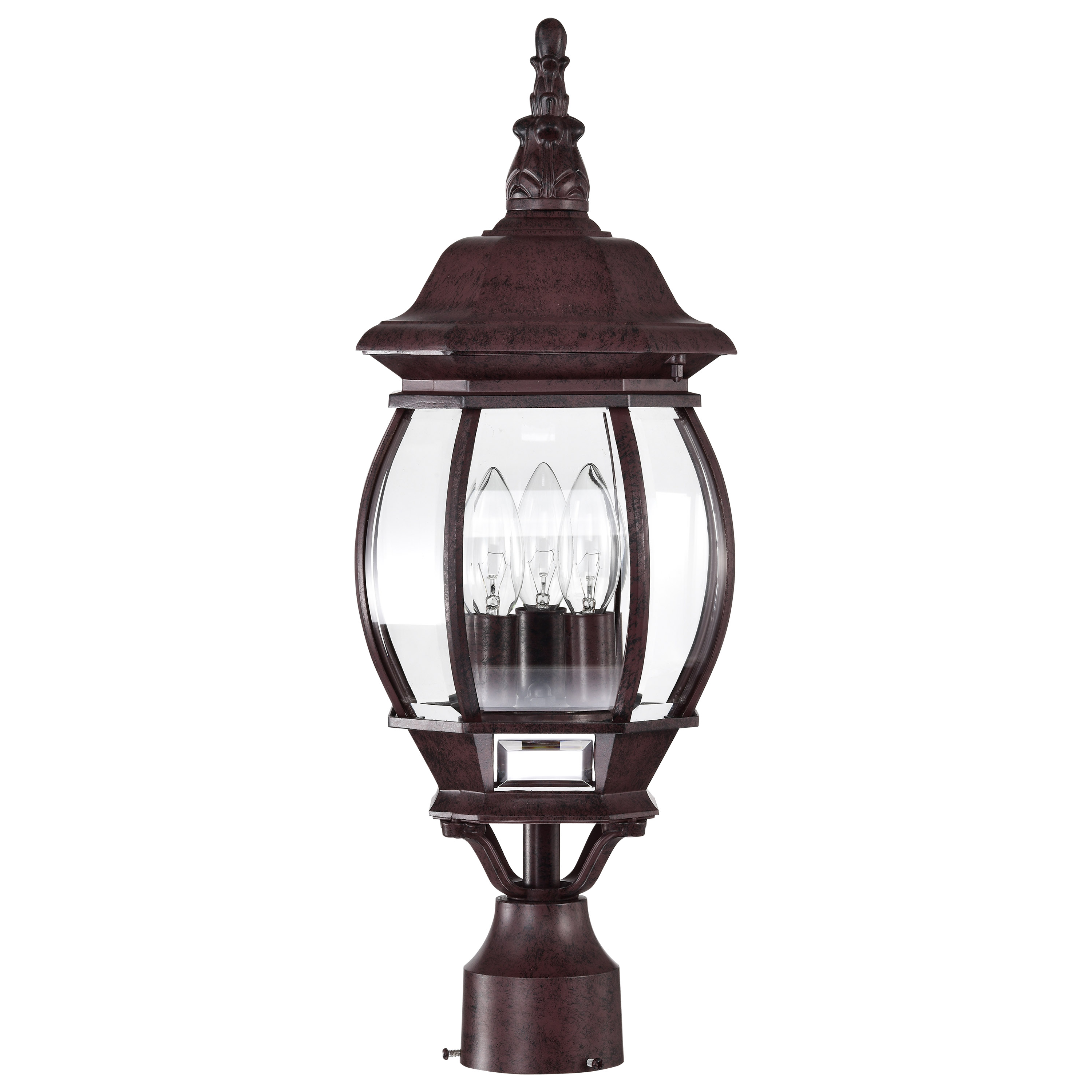 CENTRAL PARK 3 LT POST LANTERN - 60-898