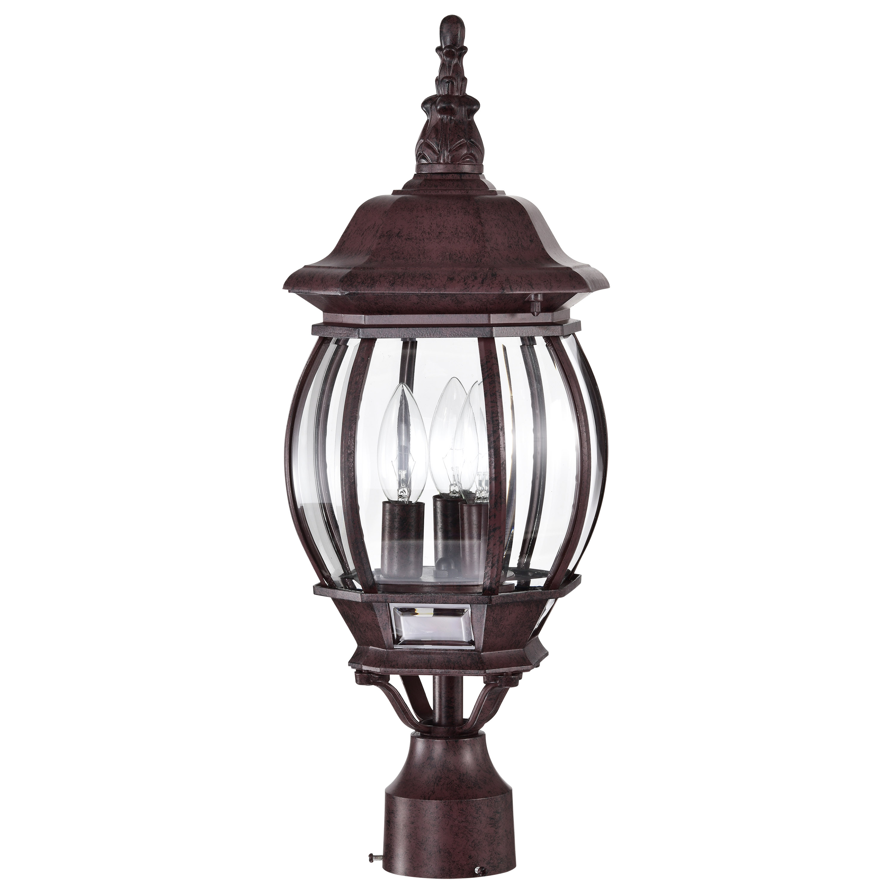 CENTRAL PARK 3 LT POST LANTERN - 60-898