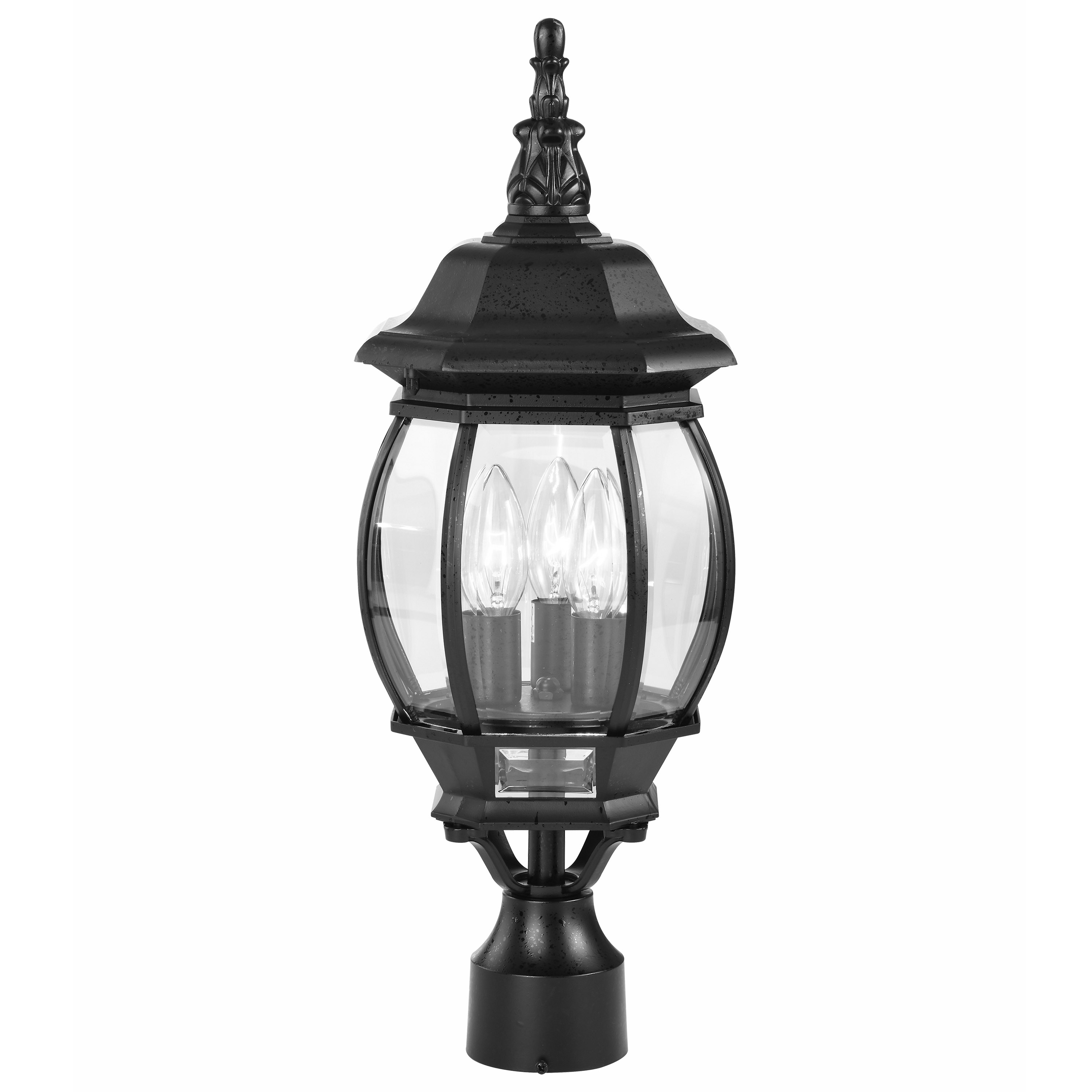 CENTRAL PARK 3 LT POST LANTERN - 60-899