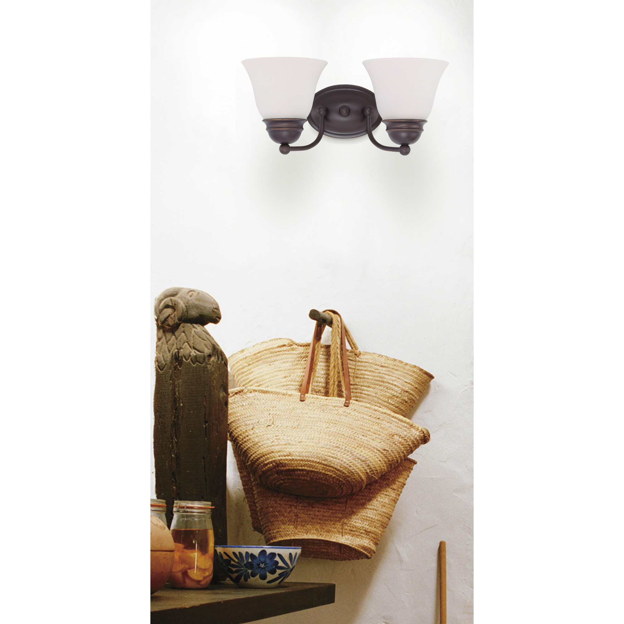 LED EMPIRE 2 LIGHT 15" VANITY - 62-1022