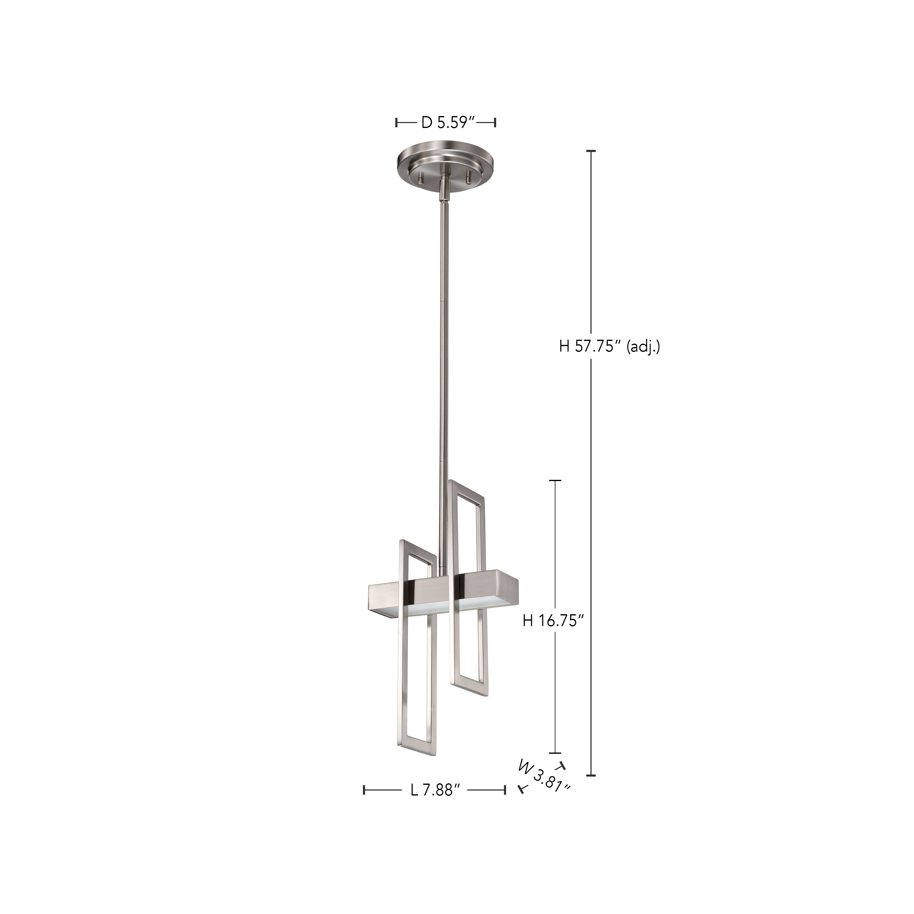 FRAME LED PENDANT - 62-106