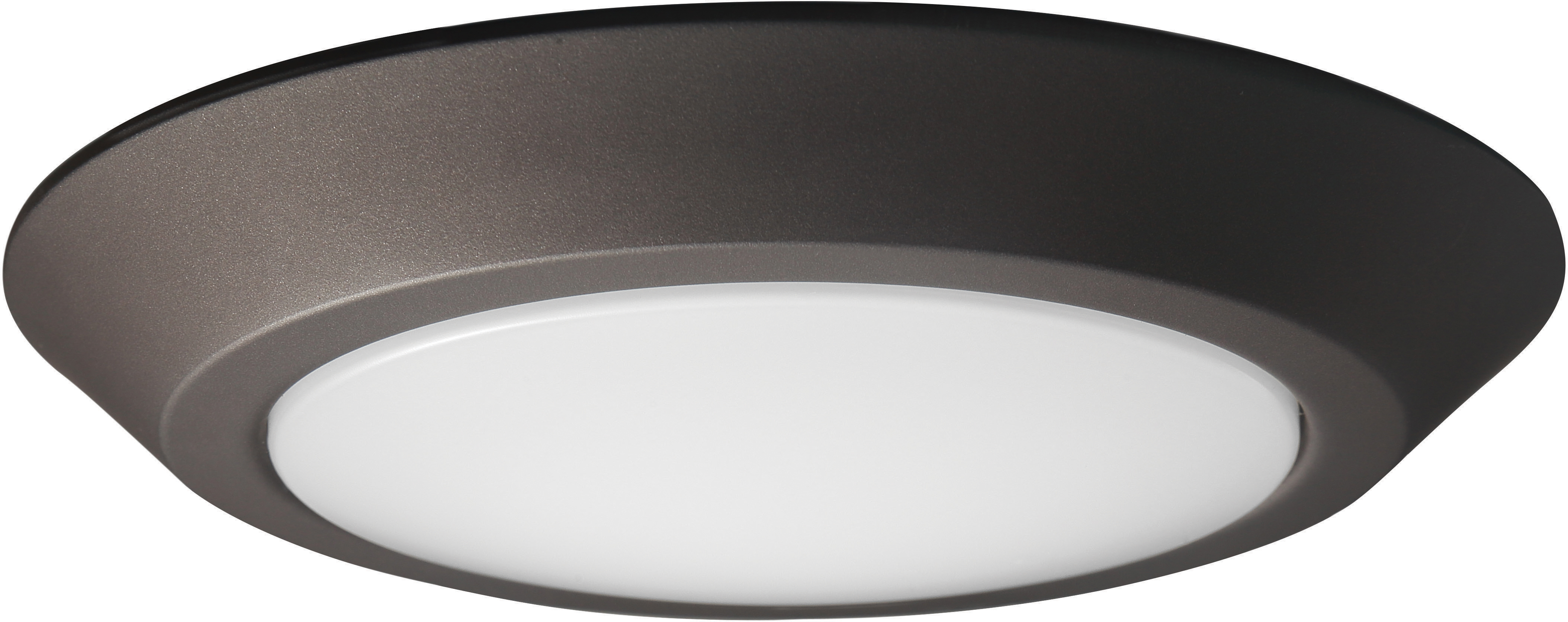 7" LED DISK LIGHT MAHOGANY BRZ - 62-1163