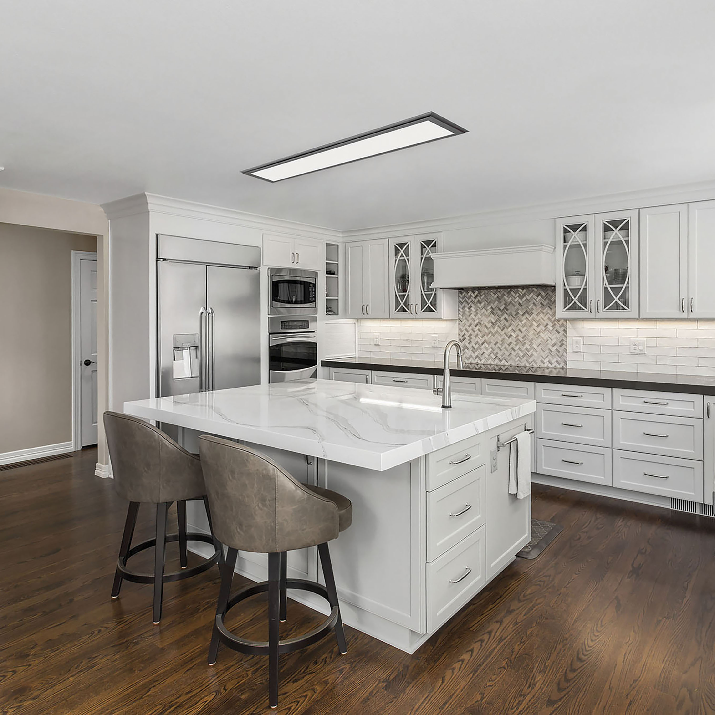 45W/LED/1X4/FLUSH/3K/GM - 62-1174