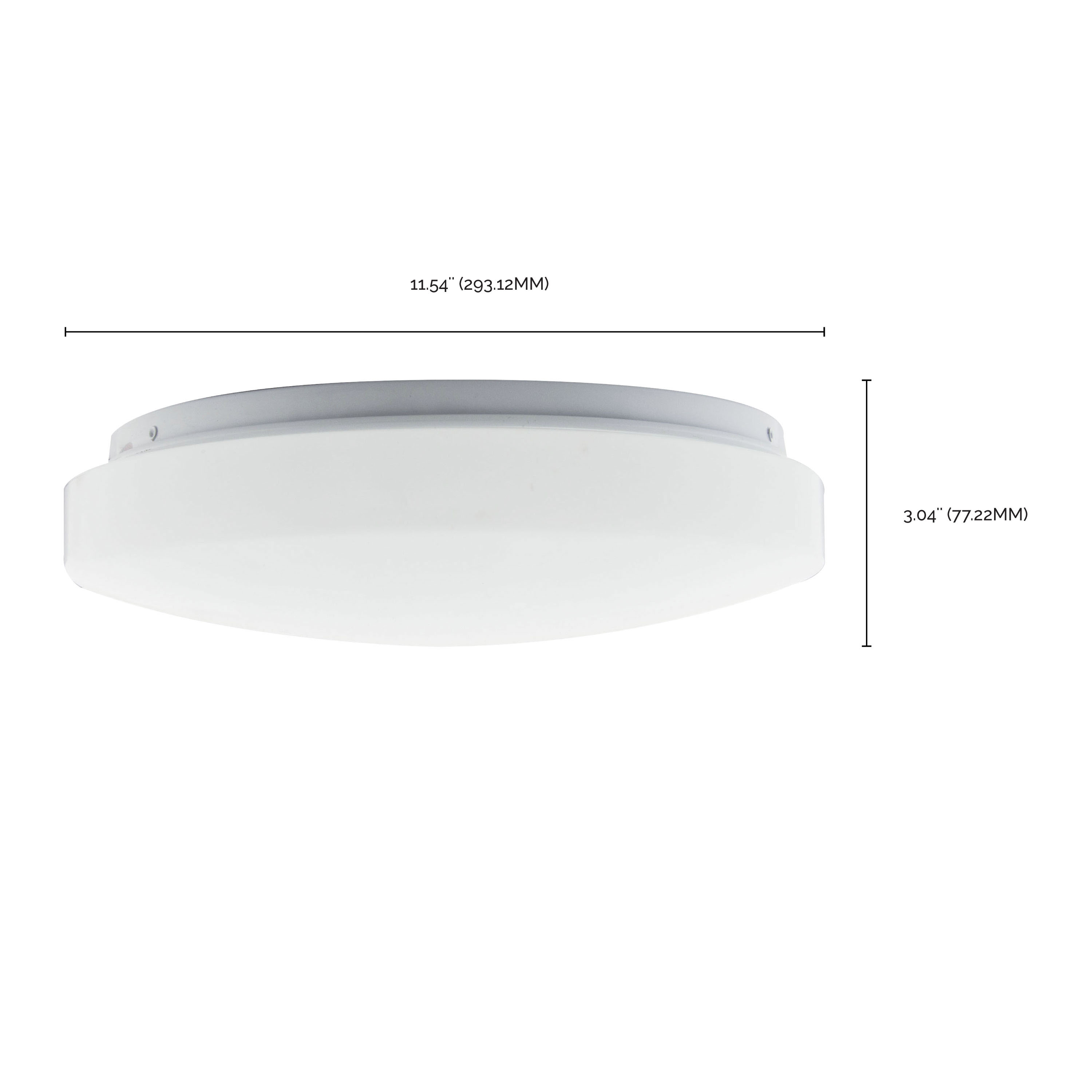 11" ACRYLIC LED FLUSH FIXTURE - 62-1211