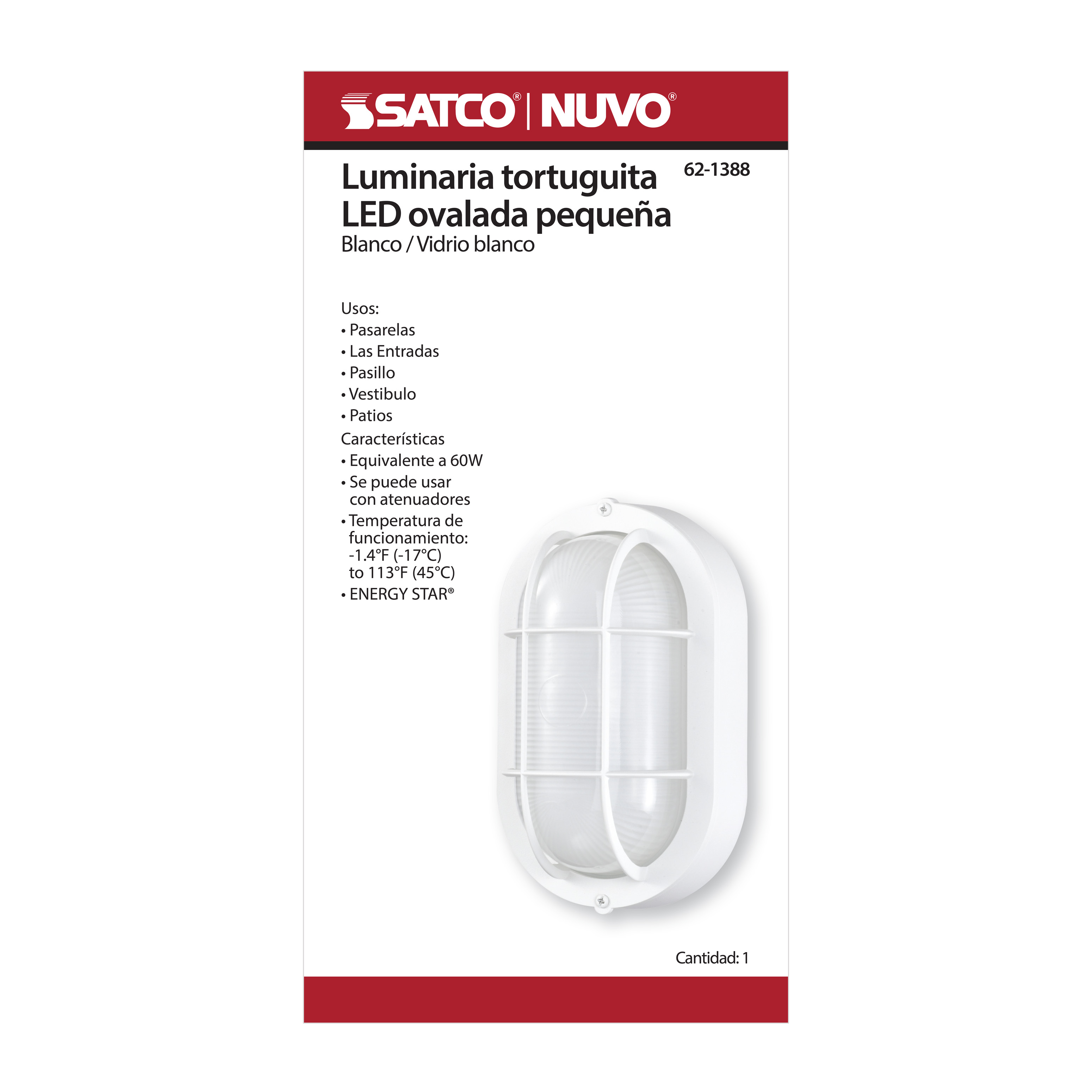 LED SMALL OVAL BULK HEAD - 62-1388