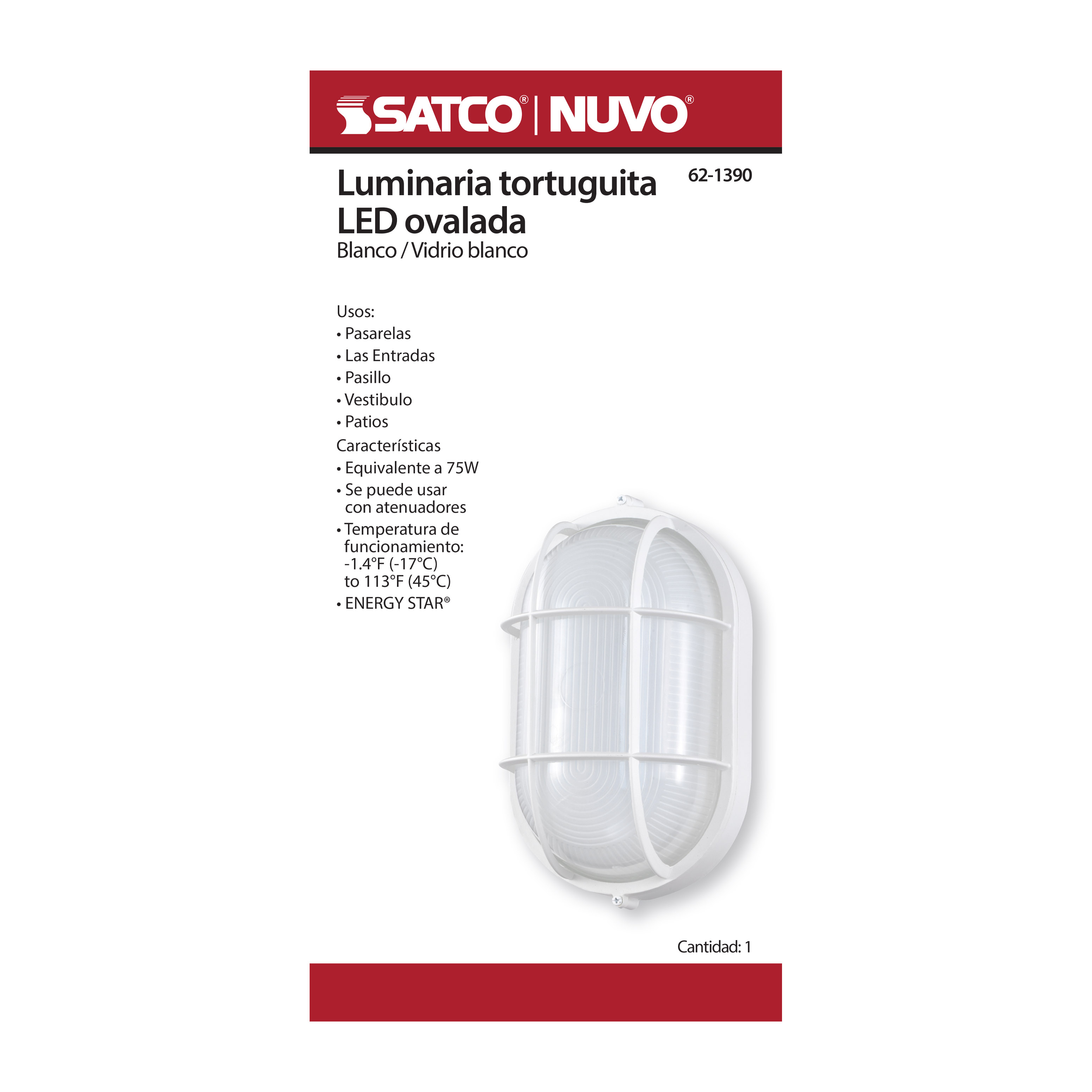 LED OVAL BULK HEAD - 62-1390