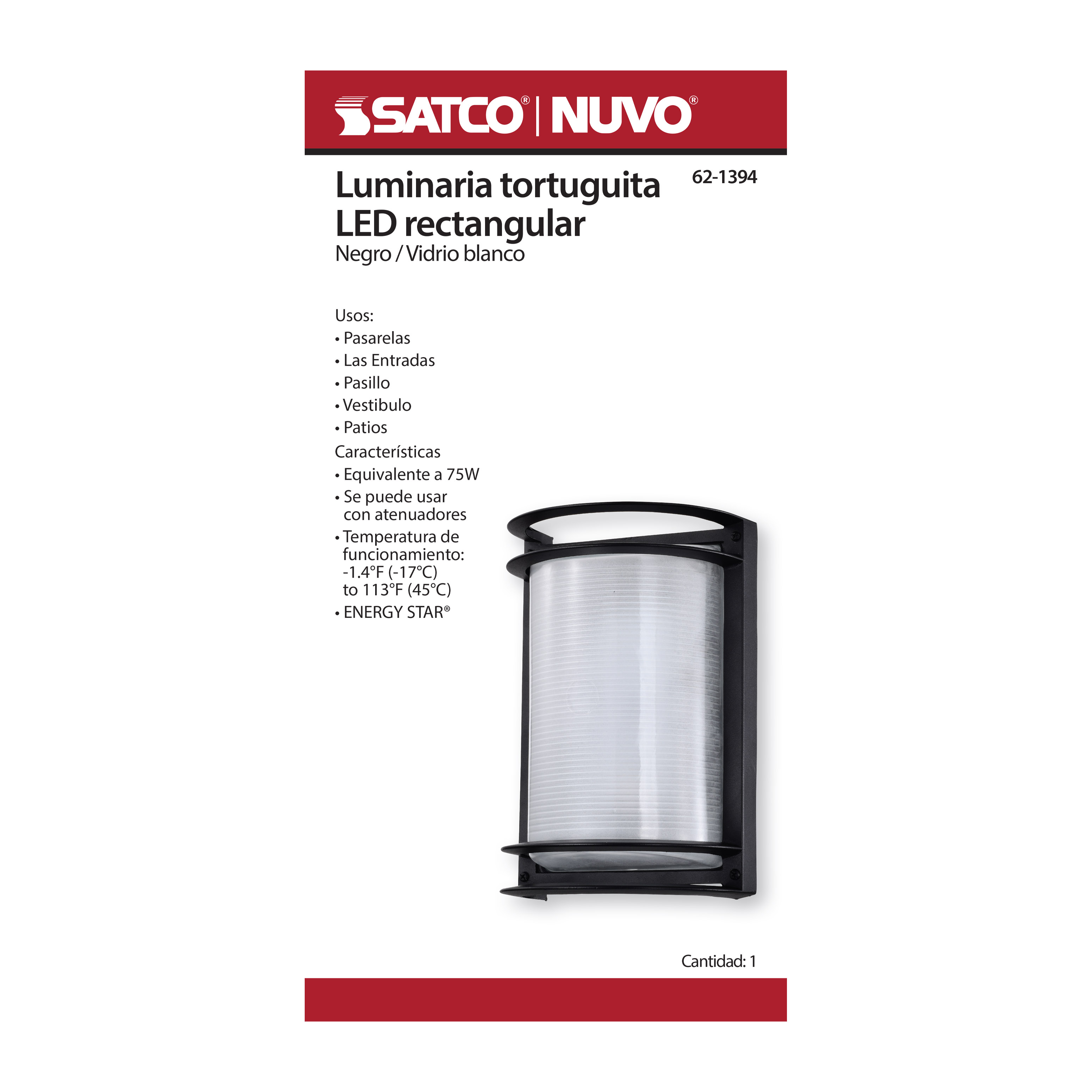 LED RECTANGULAR BULK HEAD - 62-1394