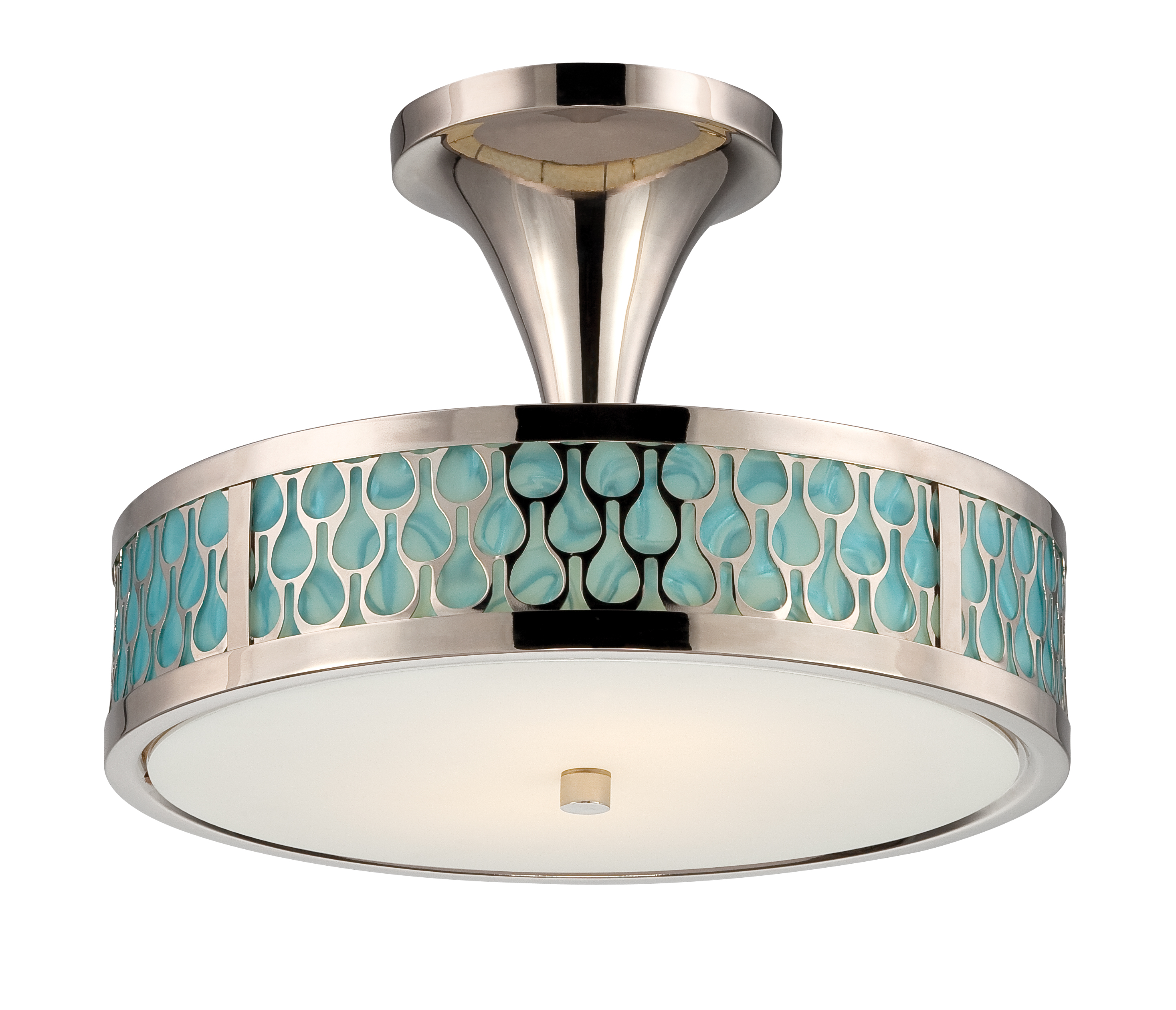RAINDROP LED SEMI FLUSH - 62-145