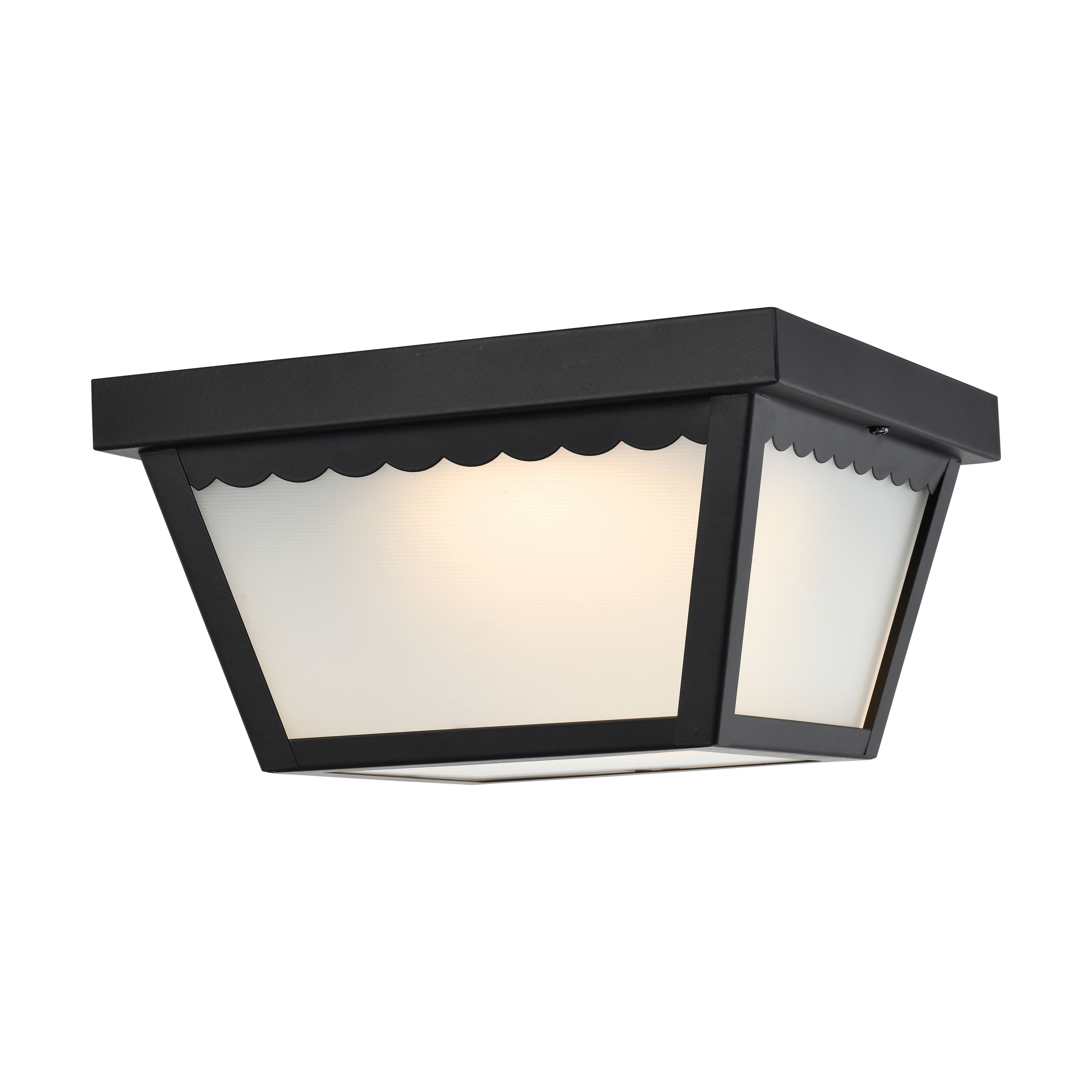 LED 12W 9" CARPORT FLUSH 3000K - 62-1572