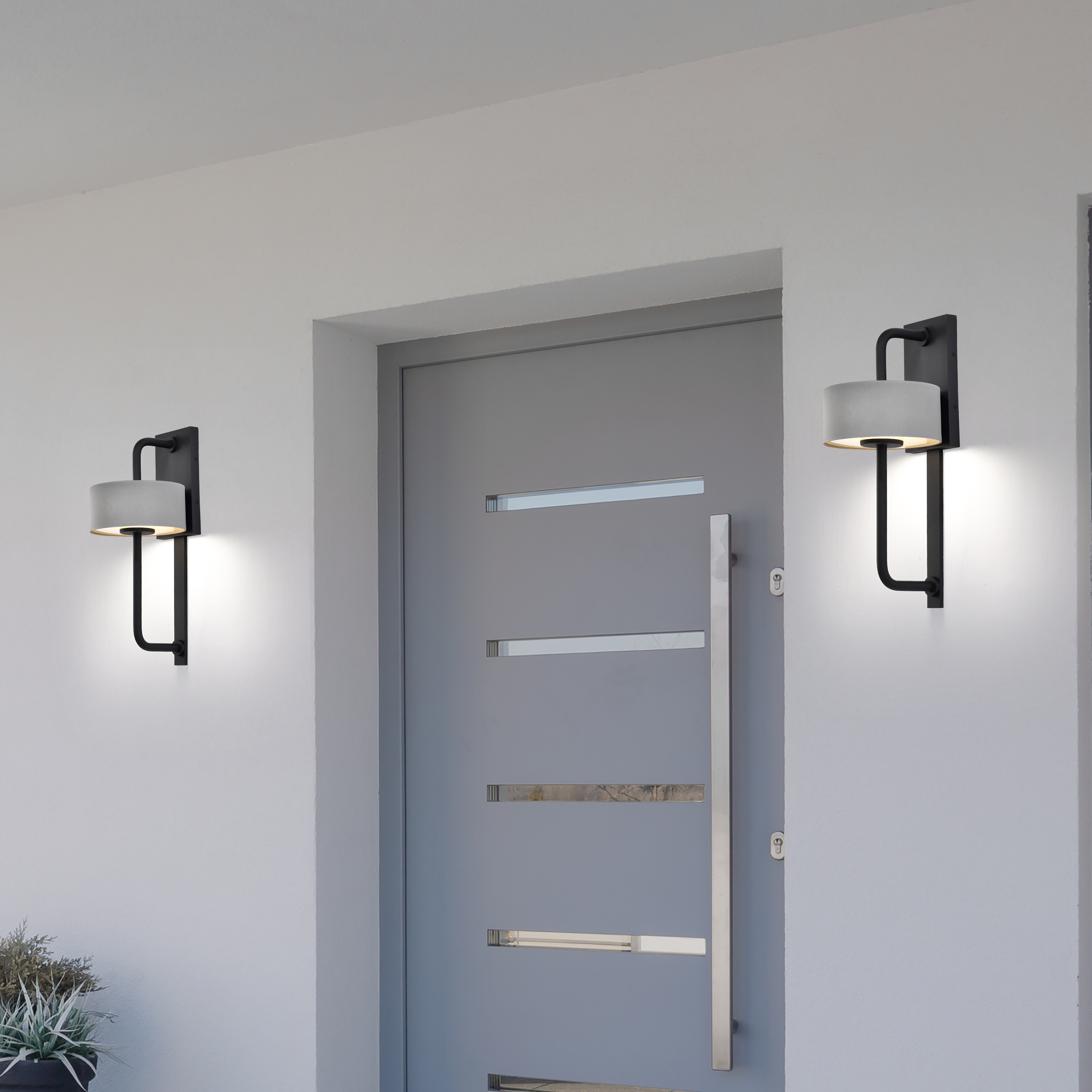 OVERTOP 10W LED MED WALL LANT - 62-1607