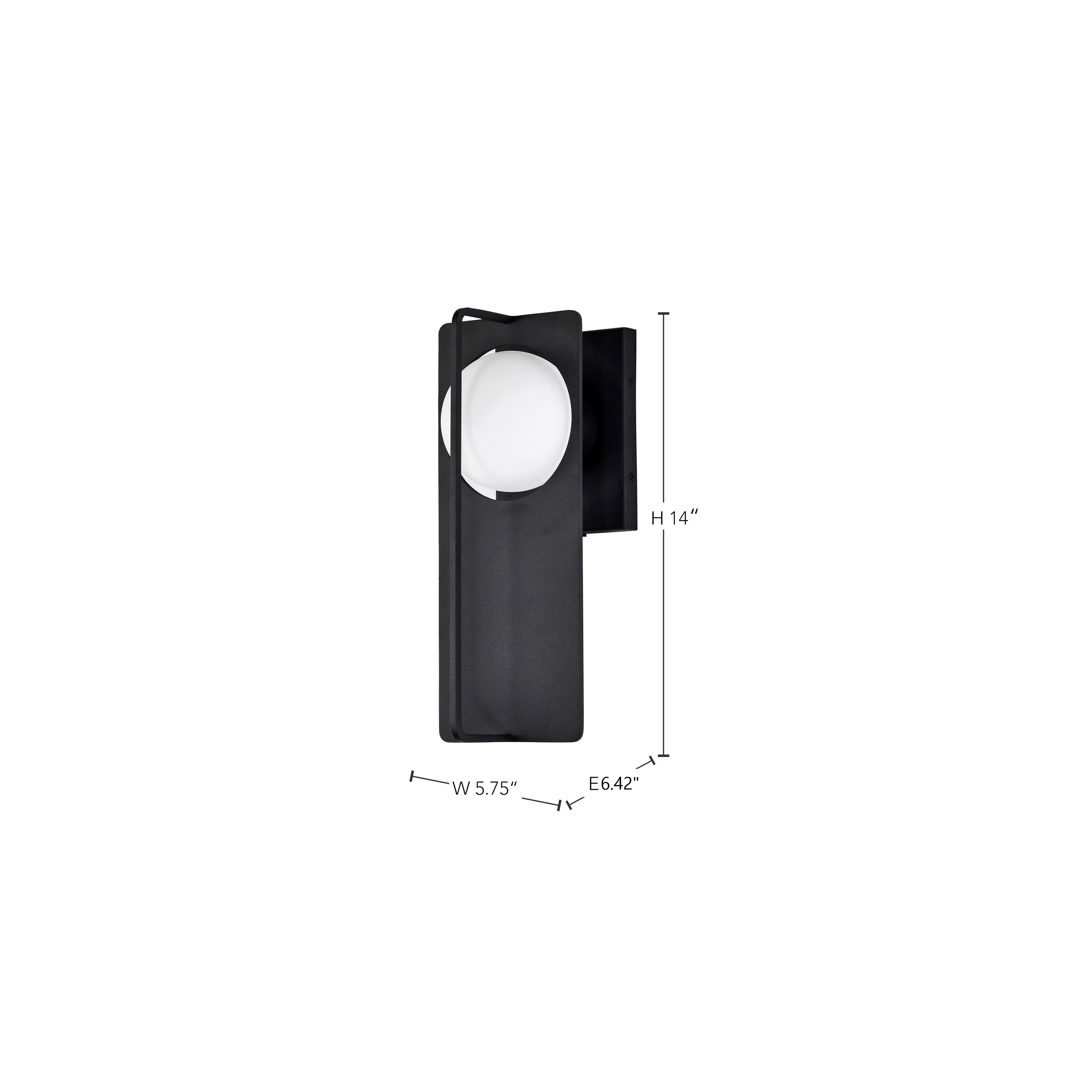 PORTAL 6W LED MED WALL LANTERN - 62-1609