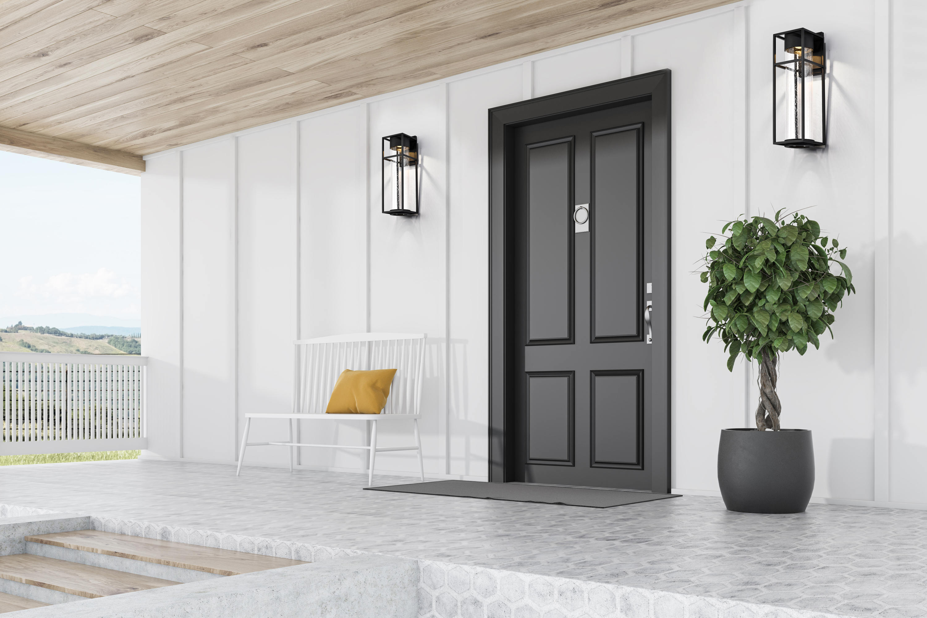 LEDGES 10W LED LG WALL LANTERN - 62-1614