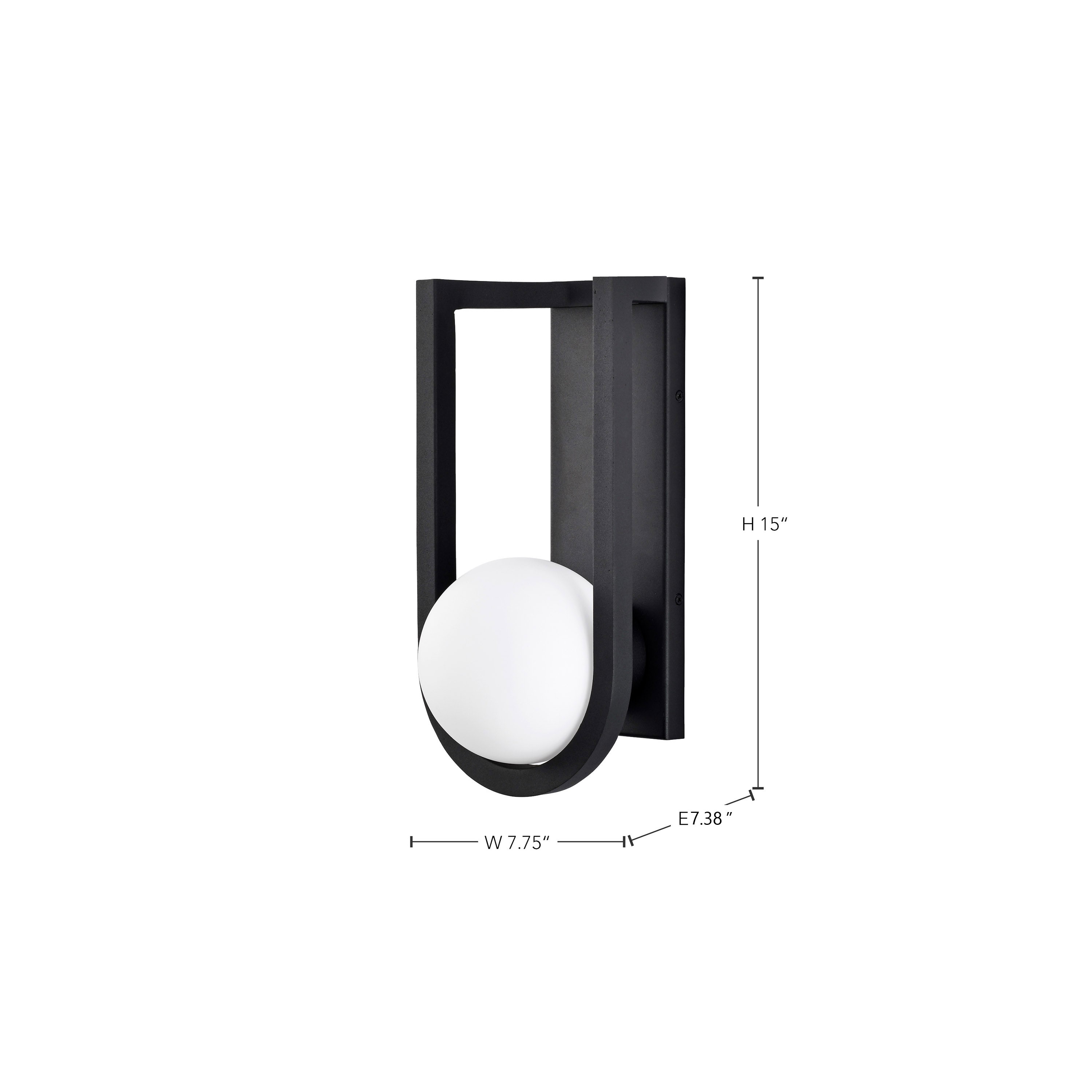 CRADLE 6W LED LG WALL LANTERN - 62-1620