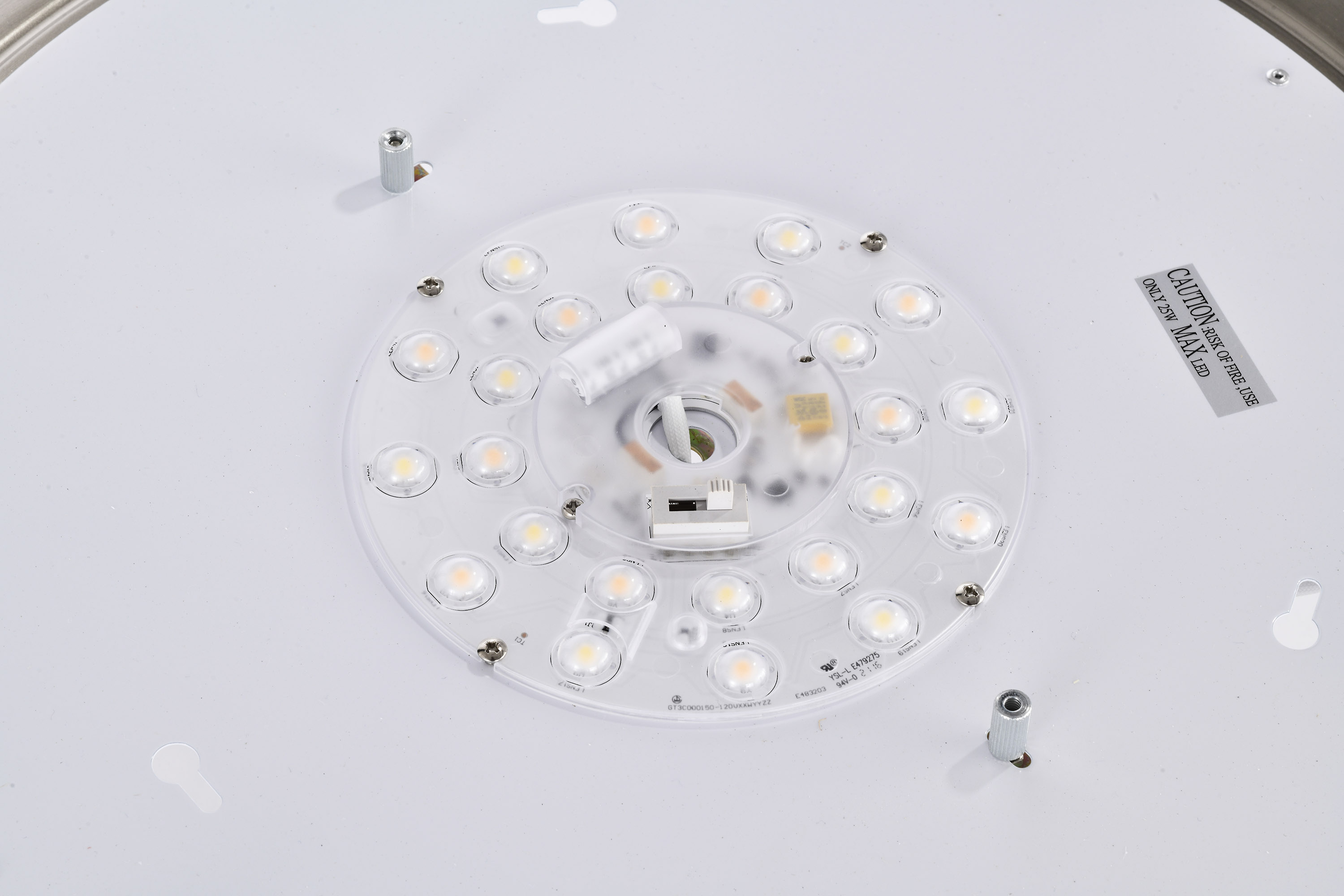 LED GLAMOUR BN 17" FLUSH - 62-1637
