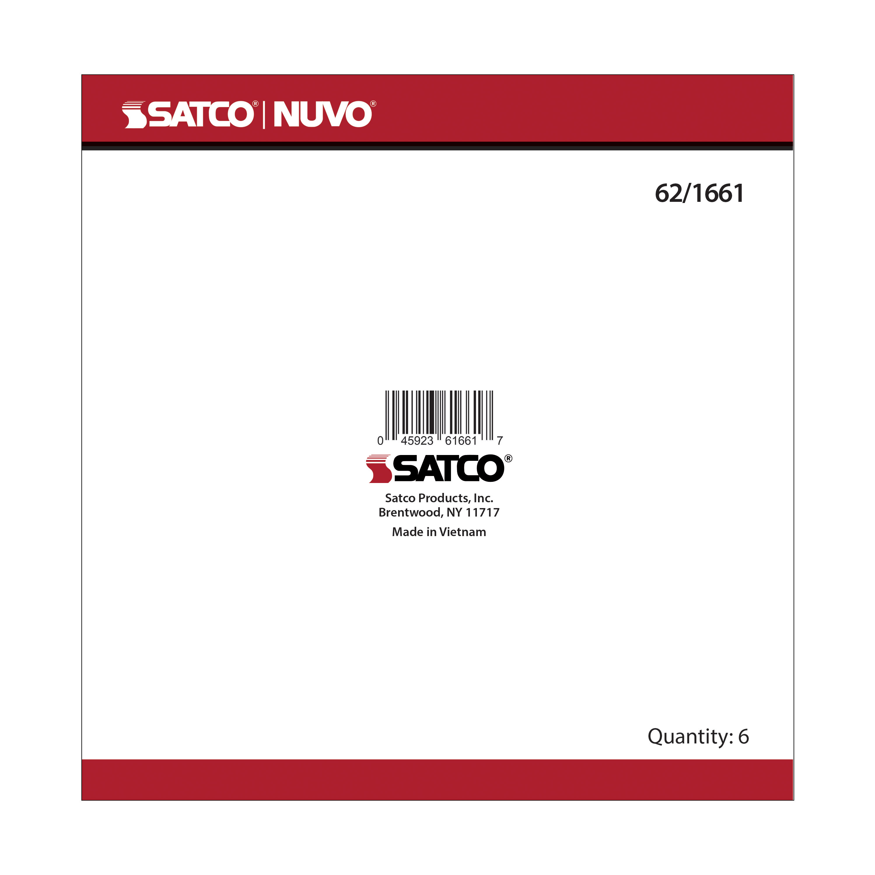 7" LED DISK LIGHT WHITE FINISH - 62-1661