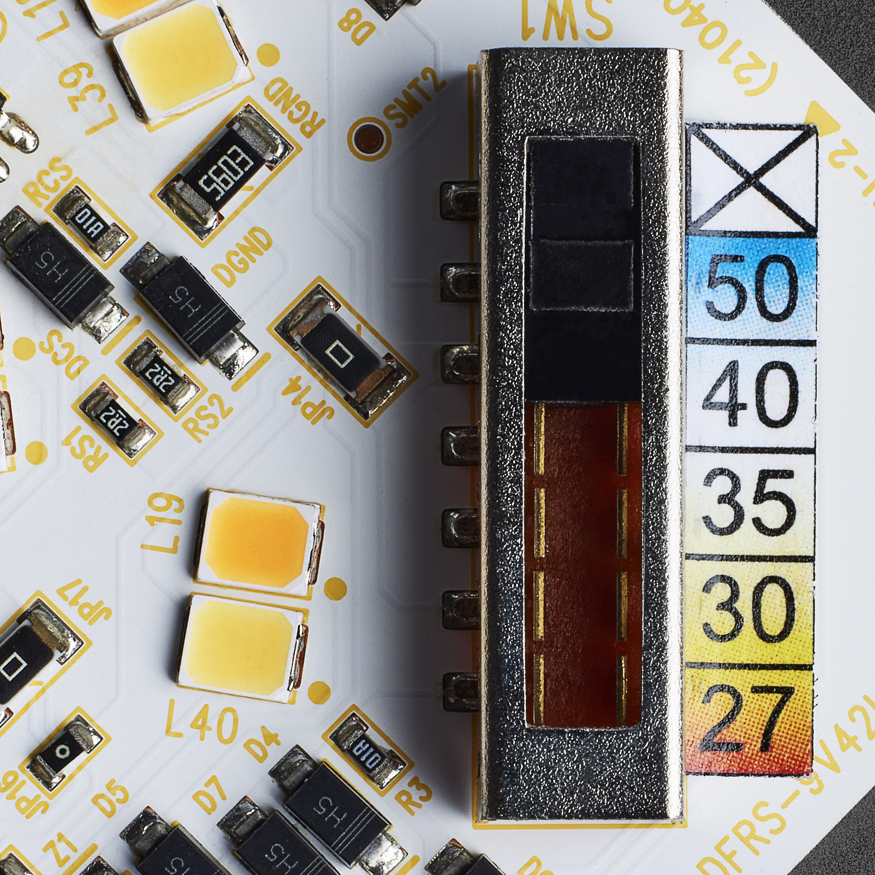 7" LED DISK LIGHT BLACK FINISH - 62-1667