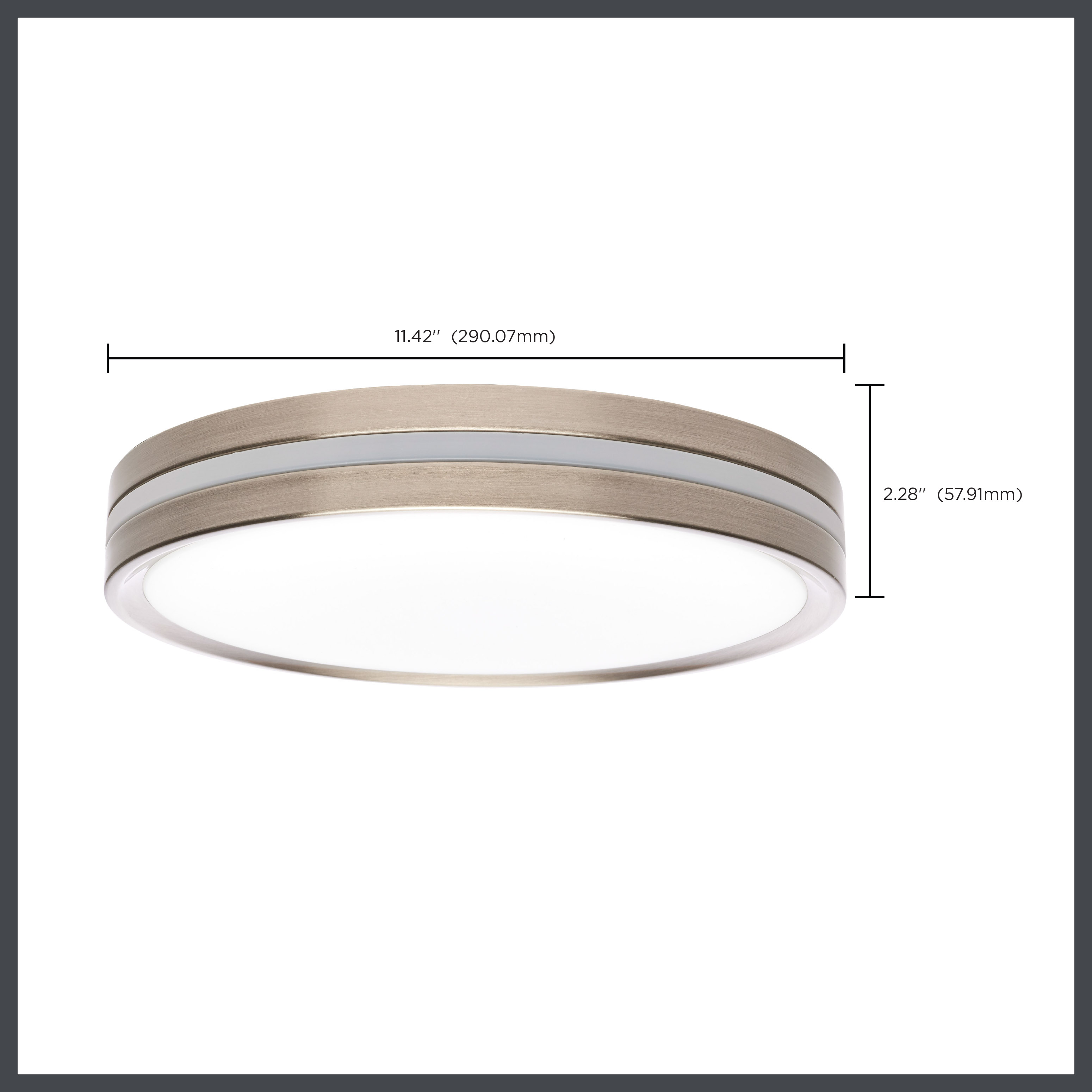 11" SURFACE MOUNT W/NIGHTLIGHT - 62-1690