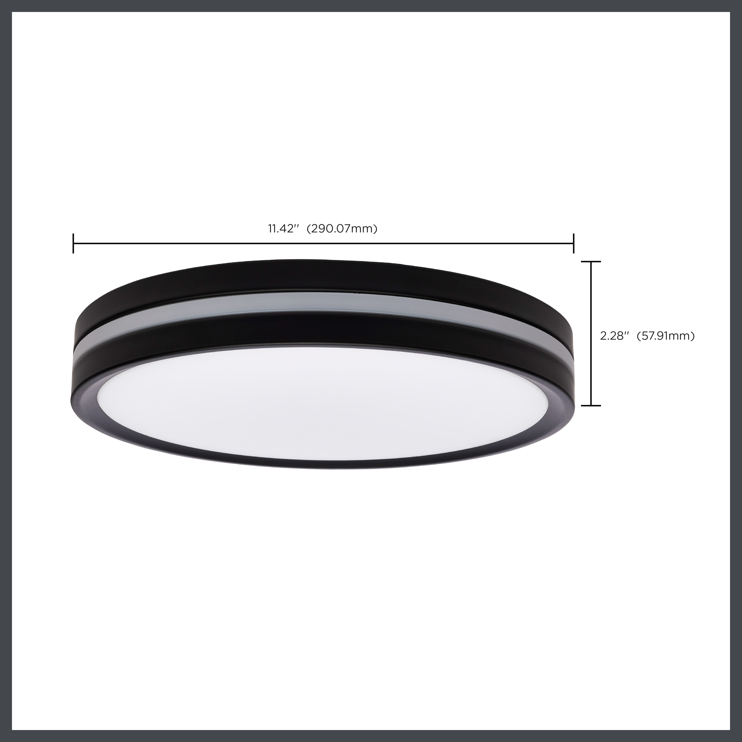 11" SURFACE MOUNT W/NIGHTLIGHT - 62-1691
