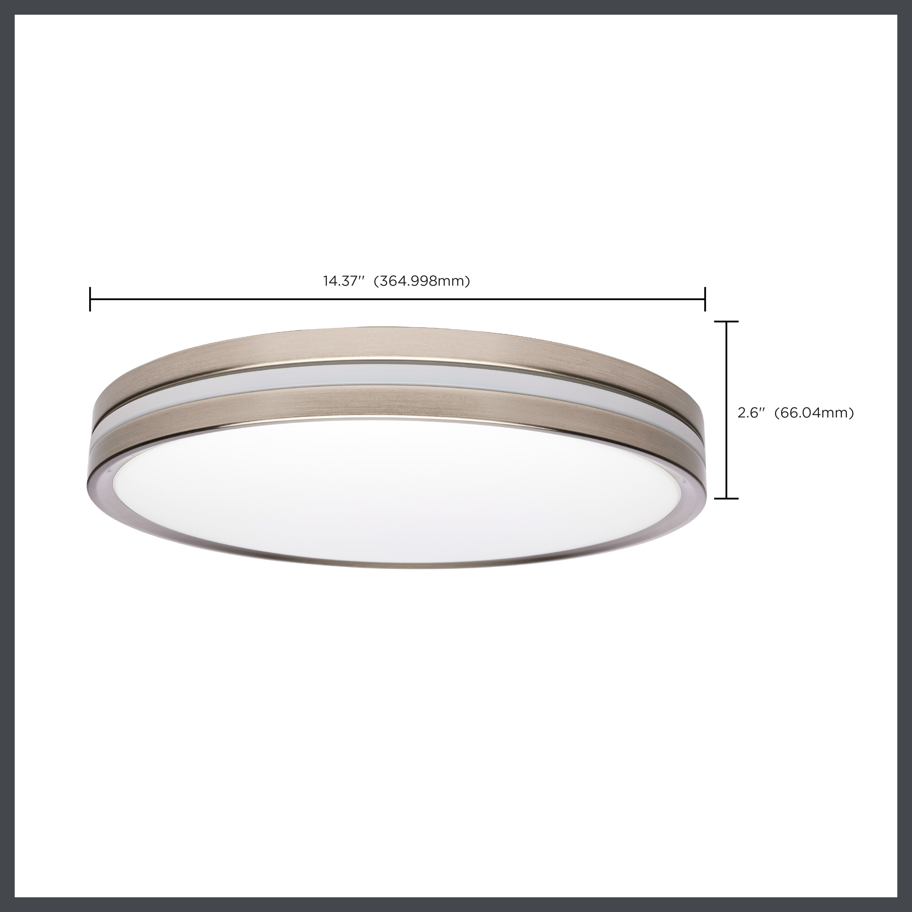 15" SURFACE MOUNT W/NIGHTLIGHT - 62-1692