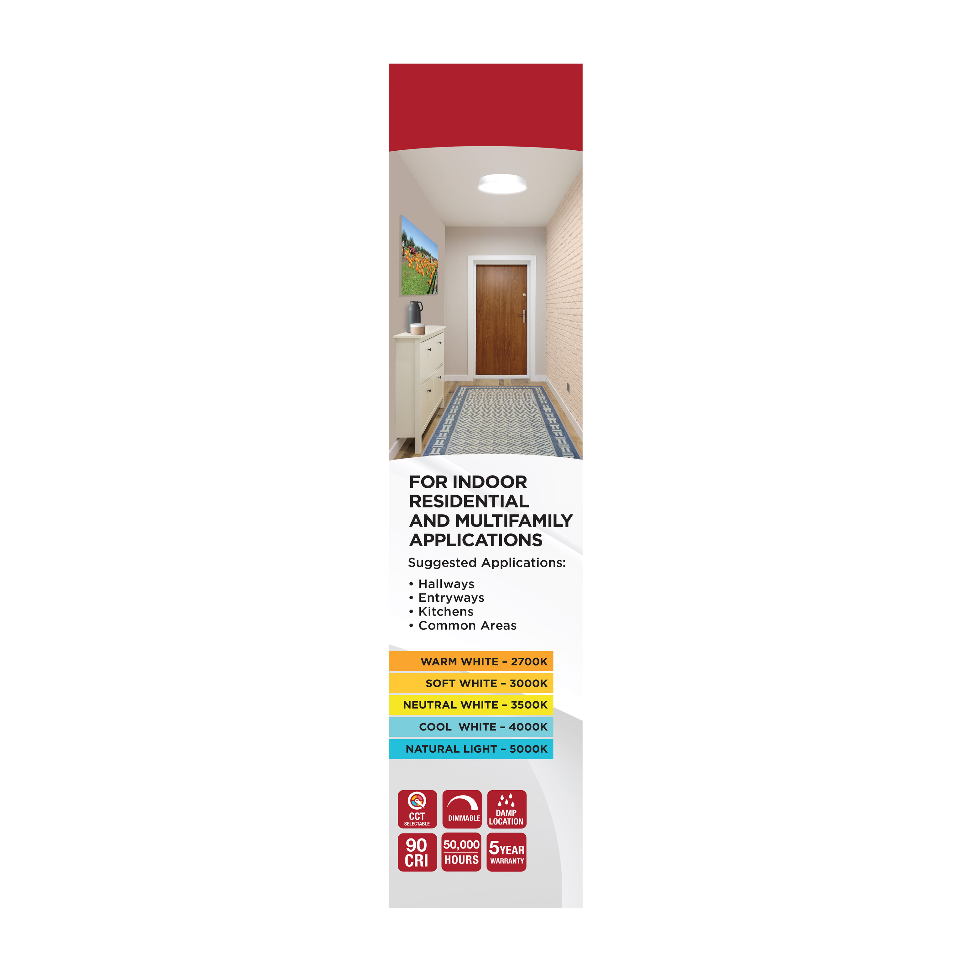 SELENE 13" LED FLUSH MOUNT - 62-1695