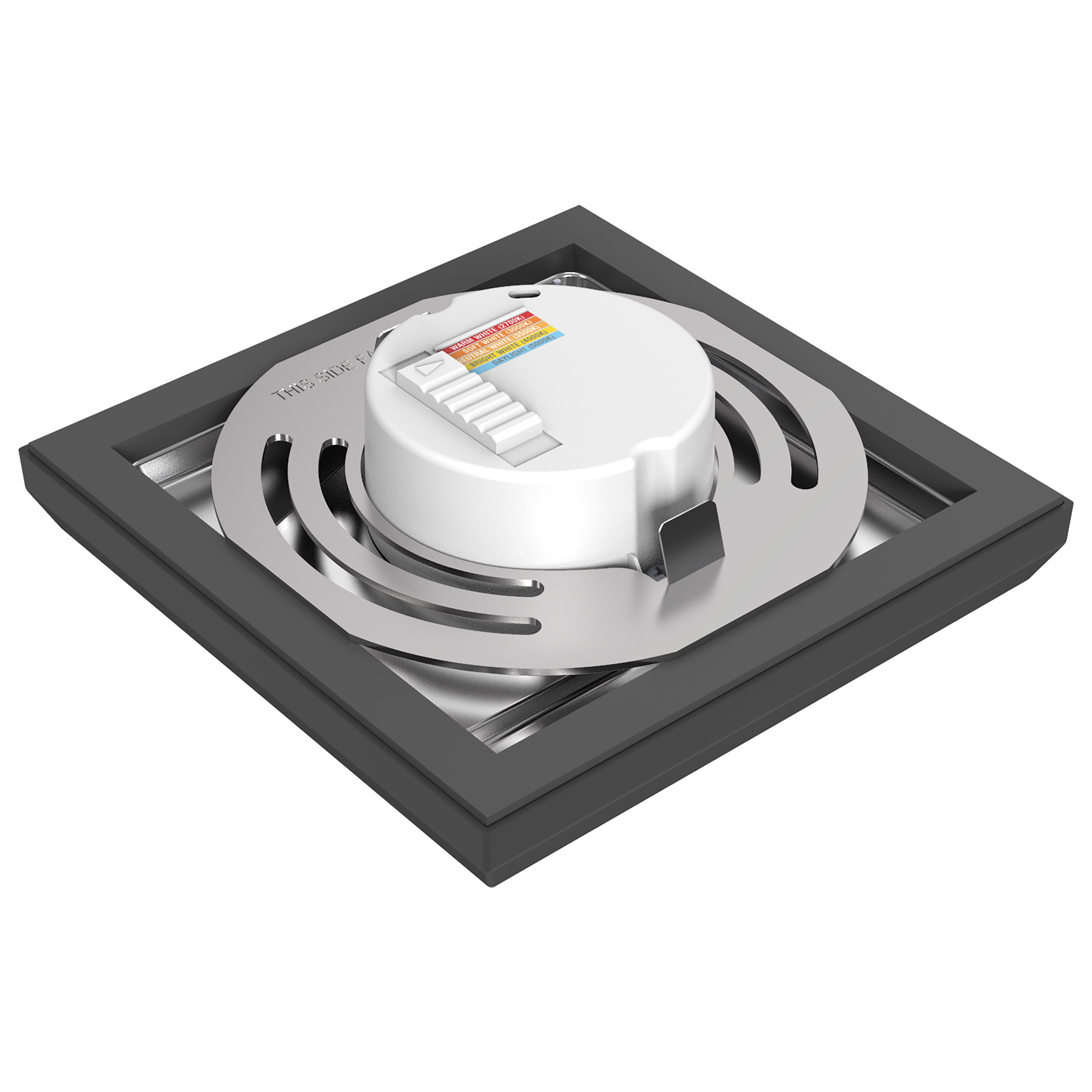 BLINK 9W LED 5" SQ BLACK - 62-1705