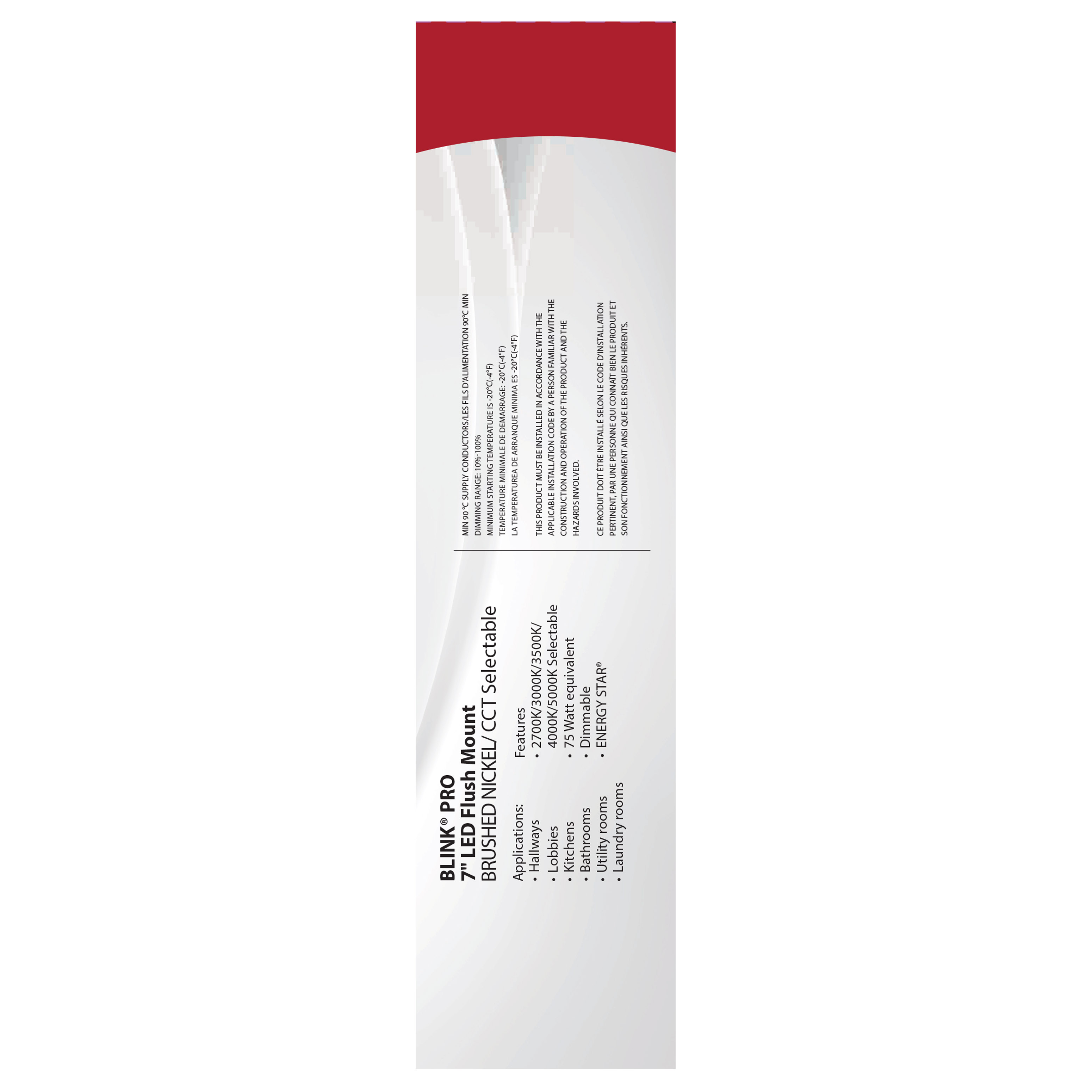 BLINK 11W LED 7" RND BR. NICK - 62-1713