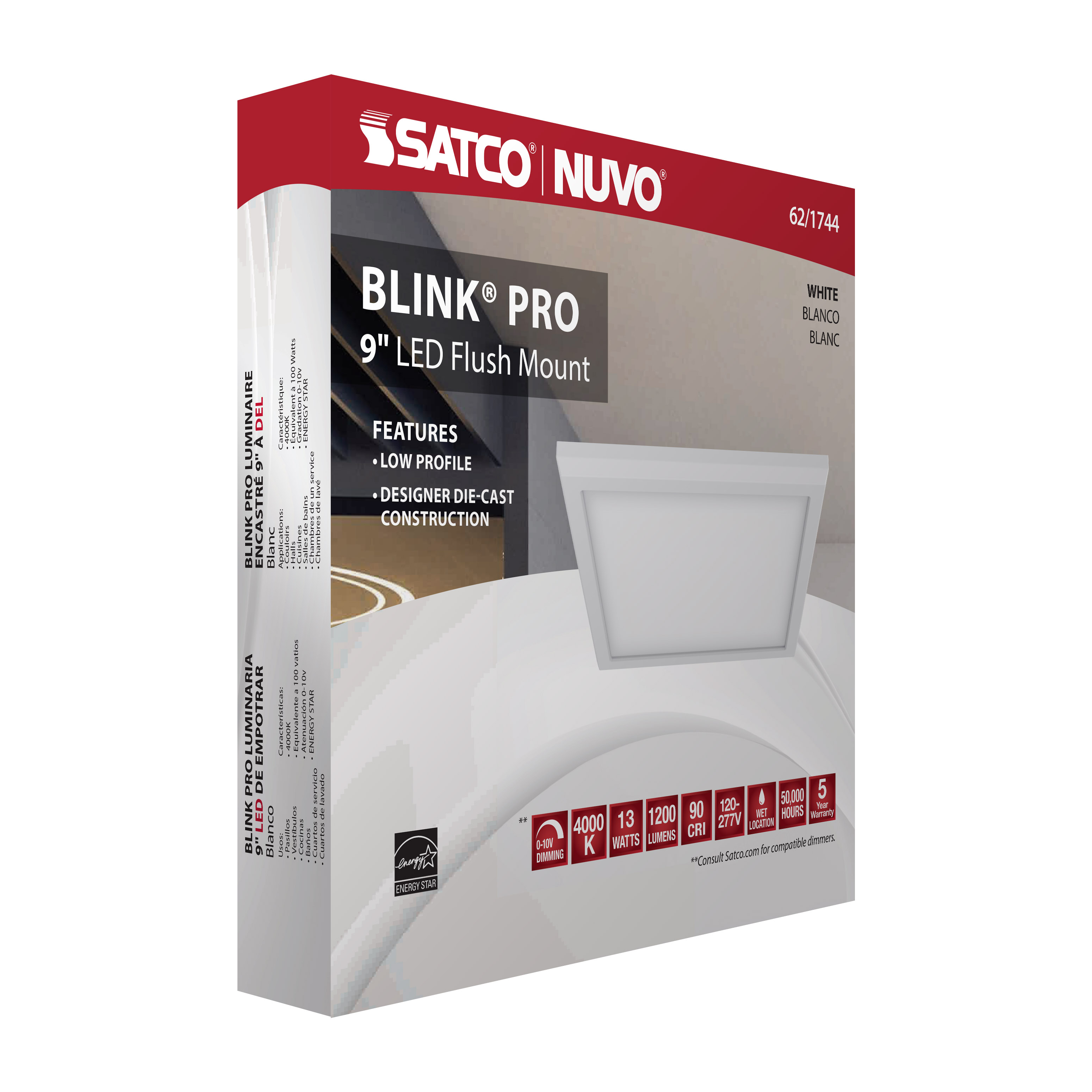 BLINK 9'' SQUARE 13W 0-10V - 62-1744