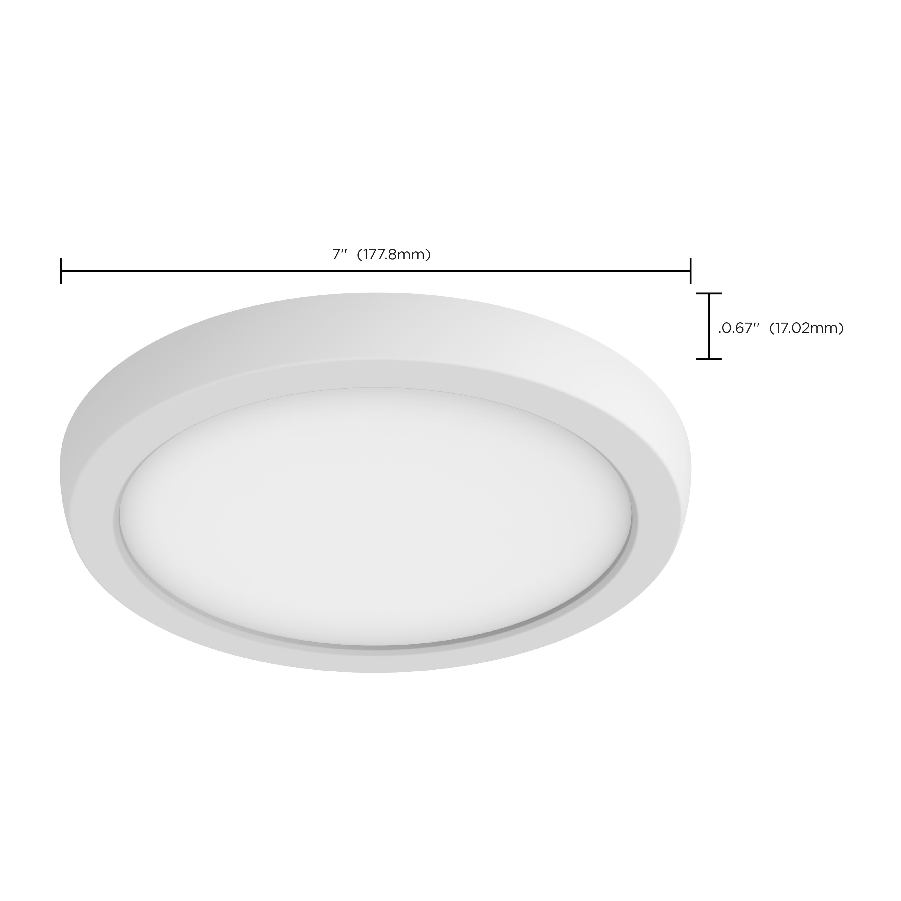 BLINK LED 7" ROUND 11W 0-10V - 62-1748
