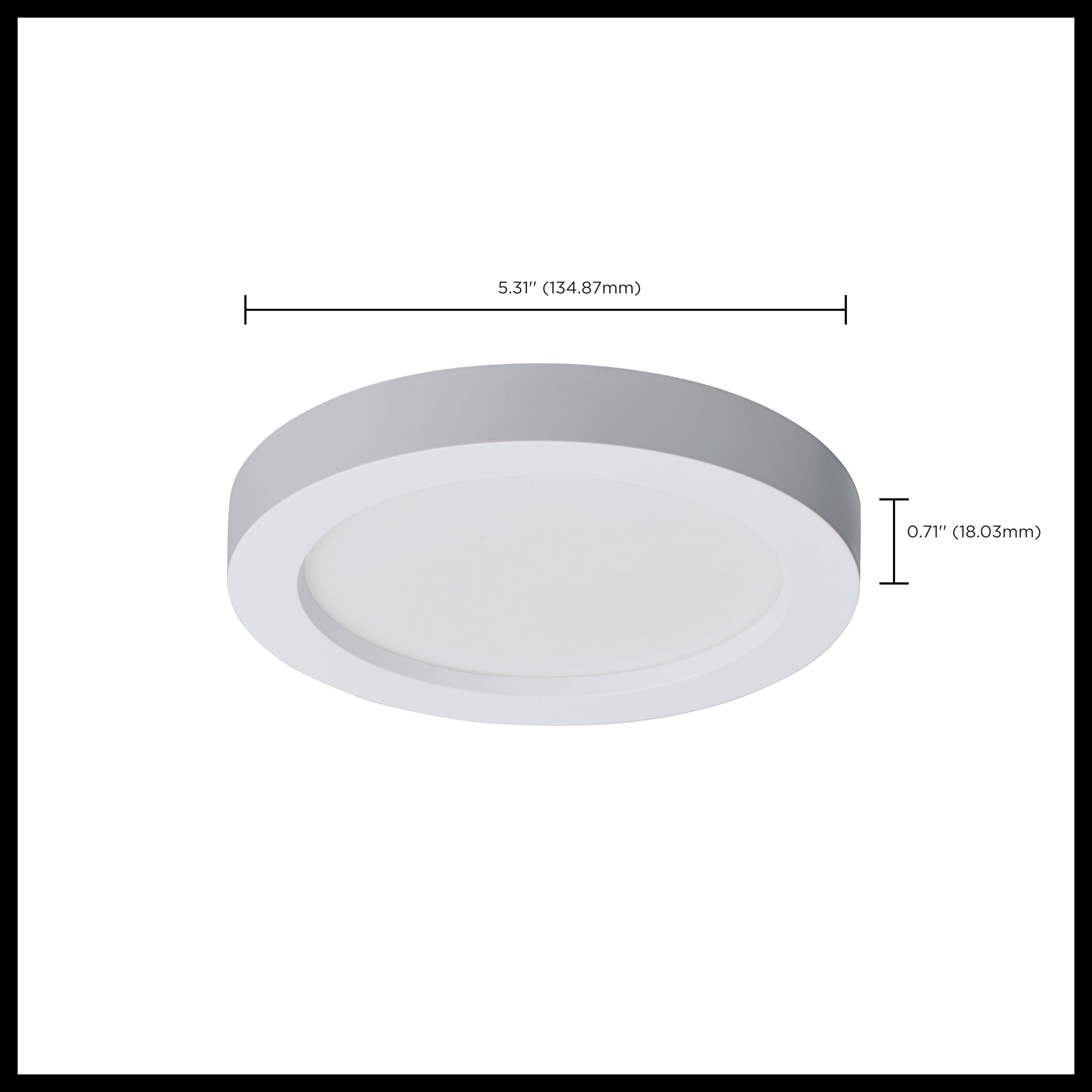 LED 5" ROUND SURFACE MOUNT 11W - 62-1751