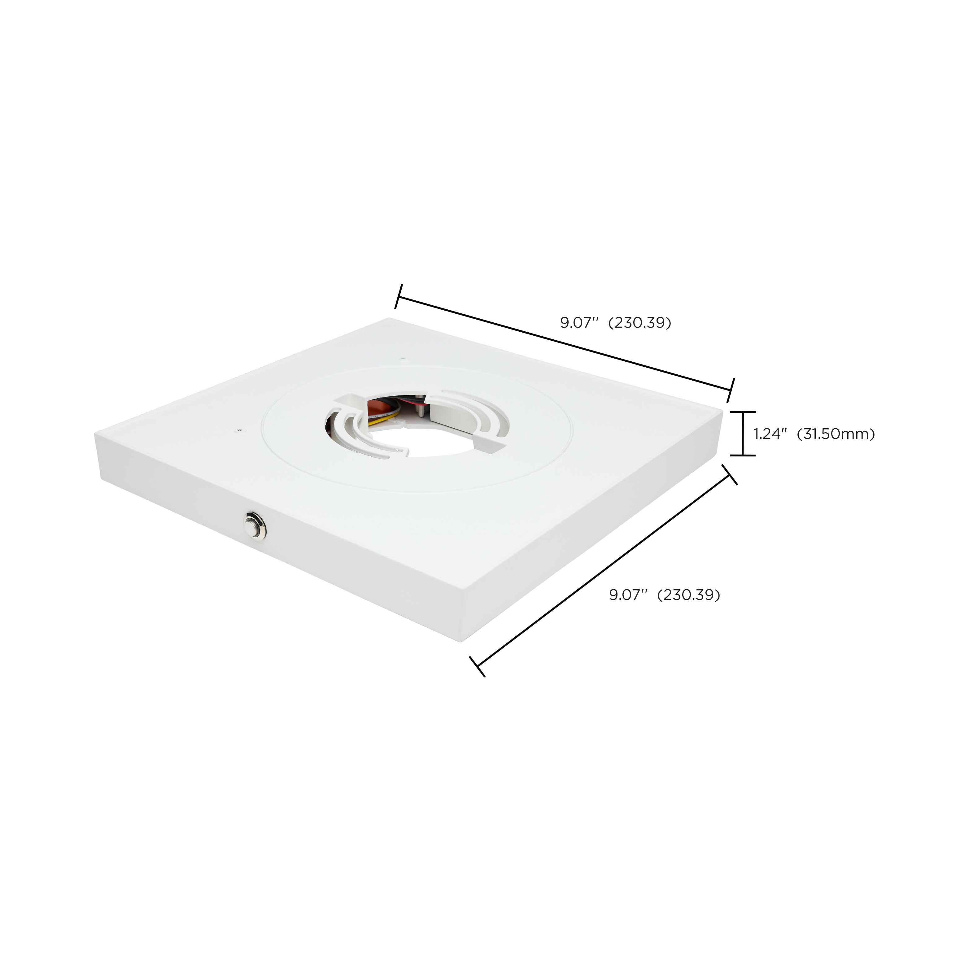 9" SQ BLINK PRO EM BATT BACKUP - 62-1757-EM