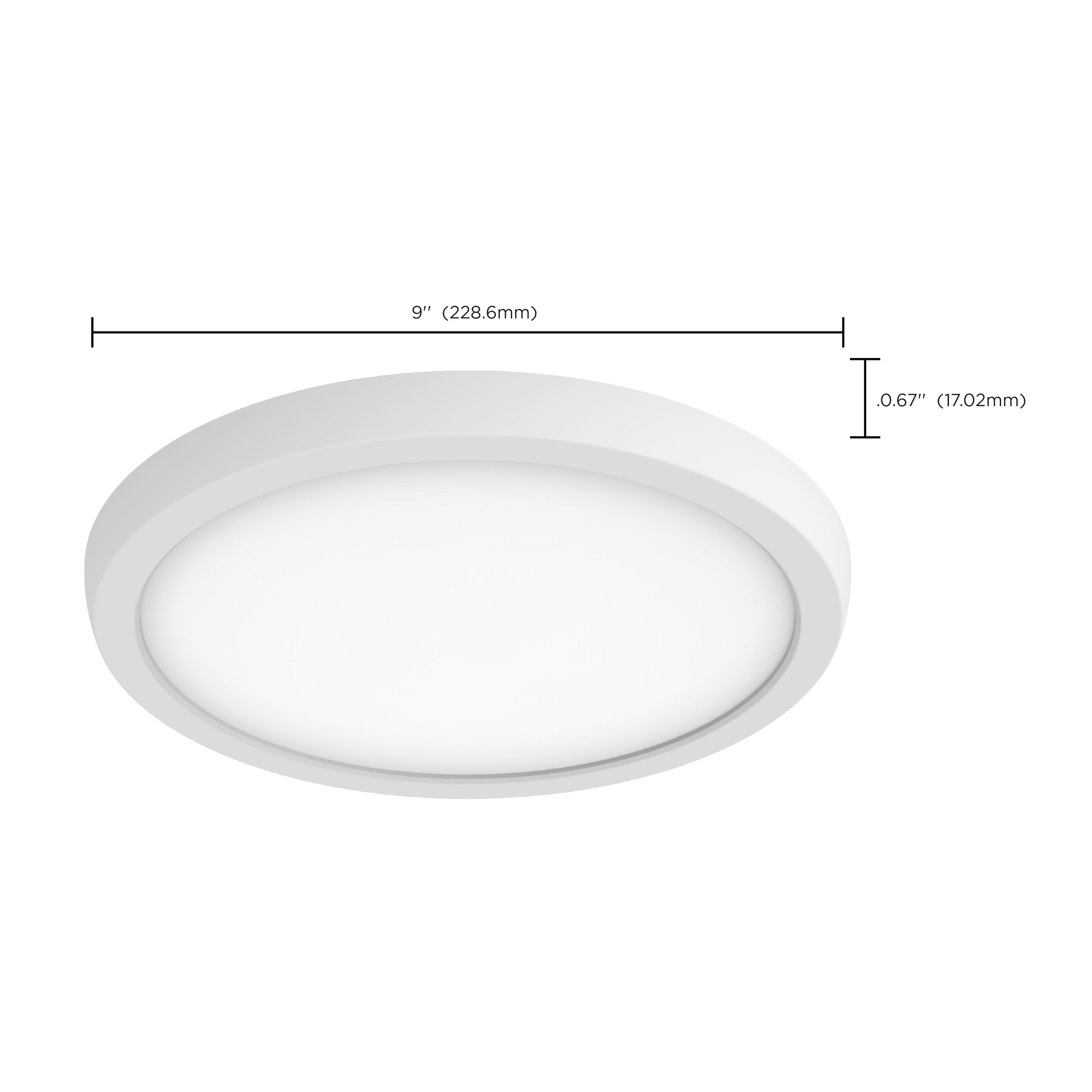 BLINK LED 9" ROUND 13W 0-10V - 62-1758