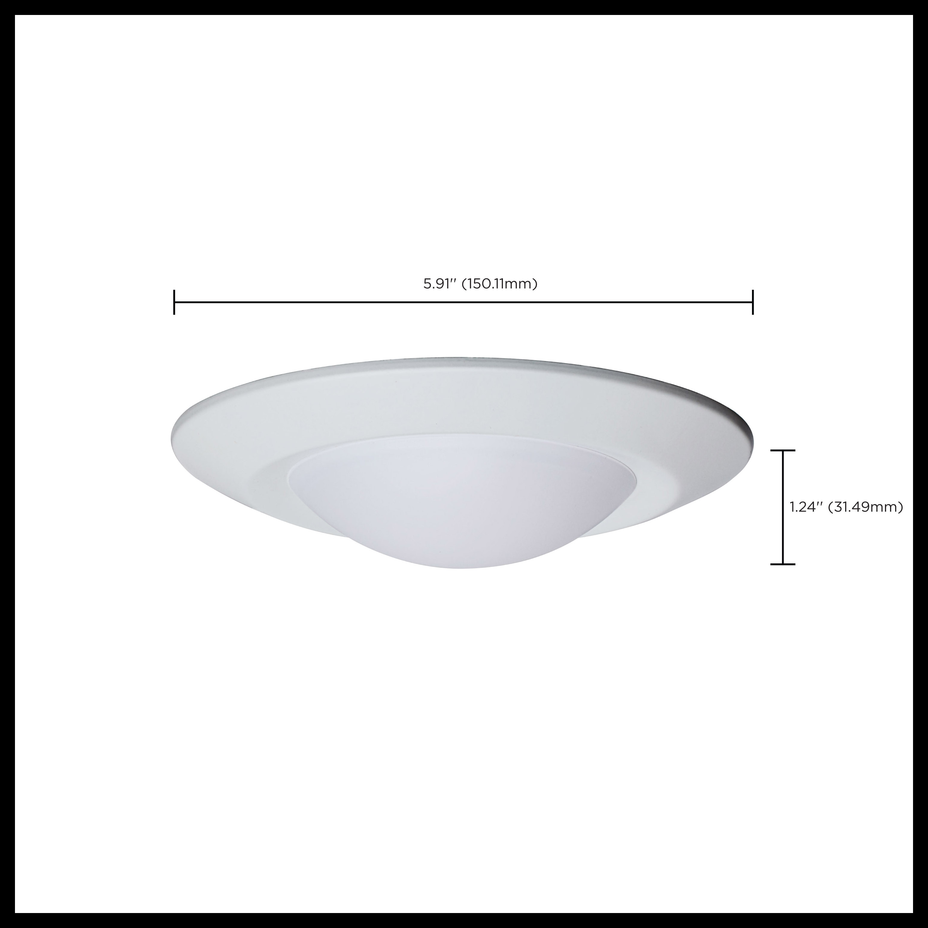 LED 6" DISK ROUND 10W - 62-1761