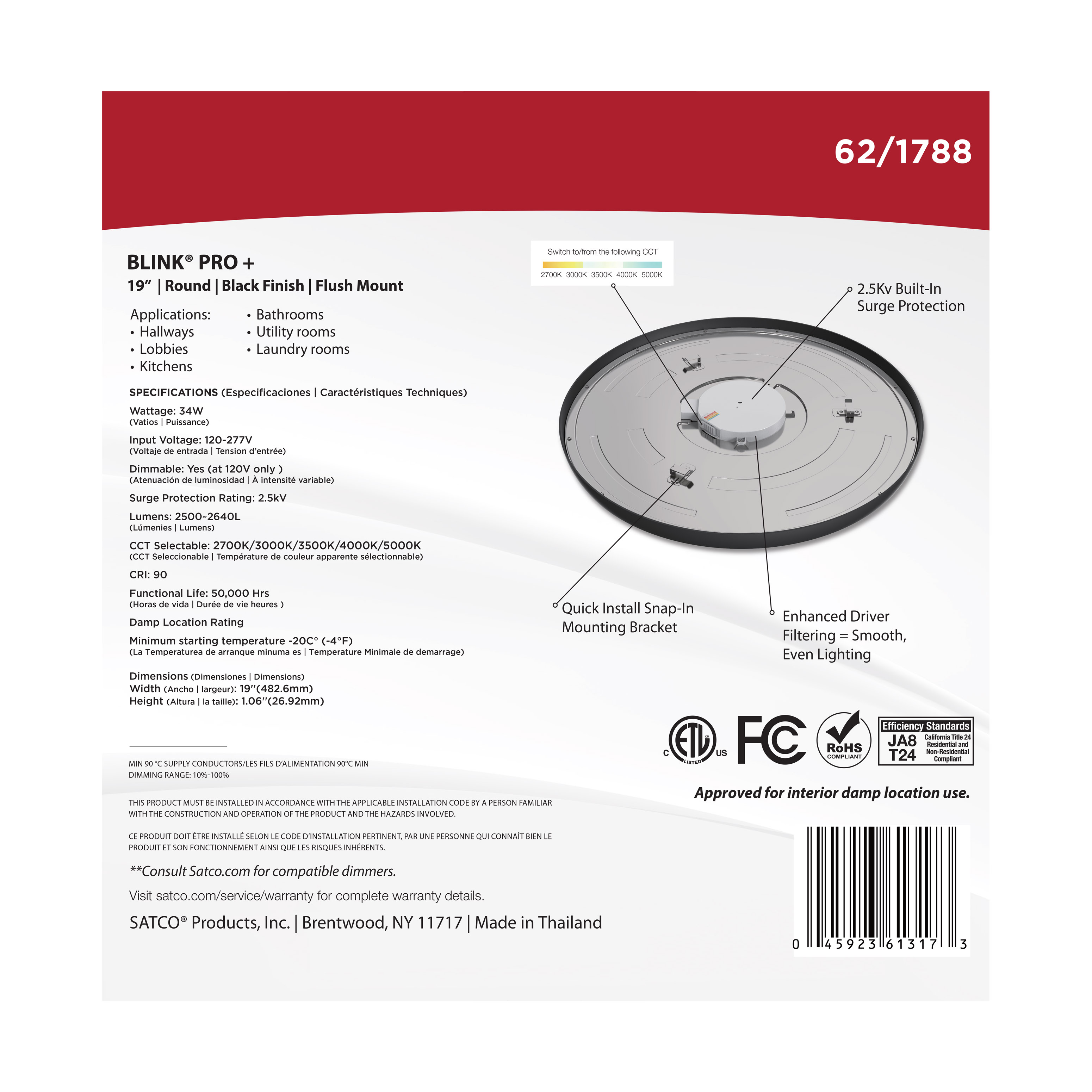 BLINK PRO PLUS 34W 19 ROUND - 62-1788