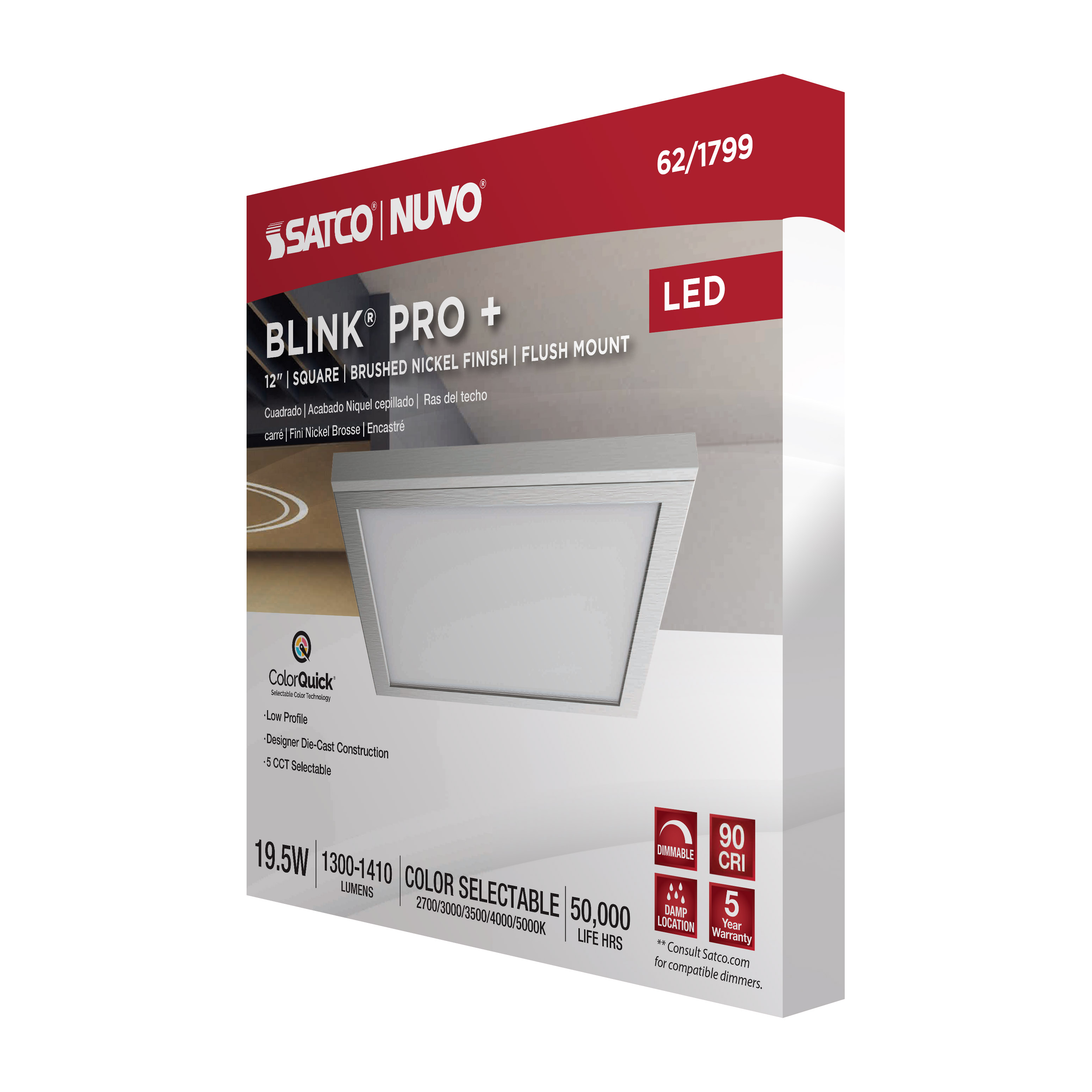 BLINK PRO PLUS 19.5W 12 SQUARE - 62-1799