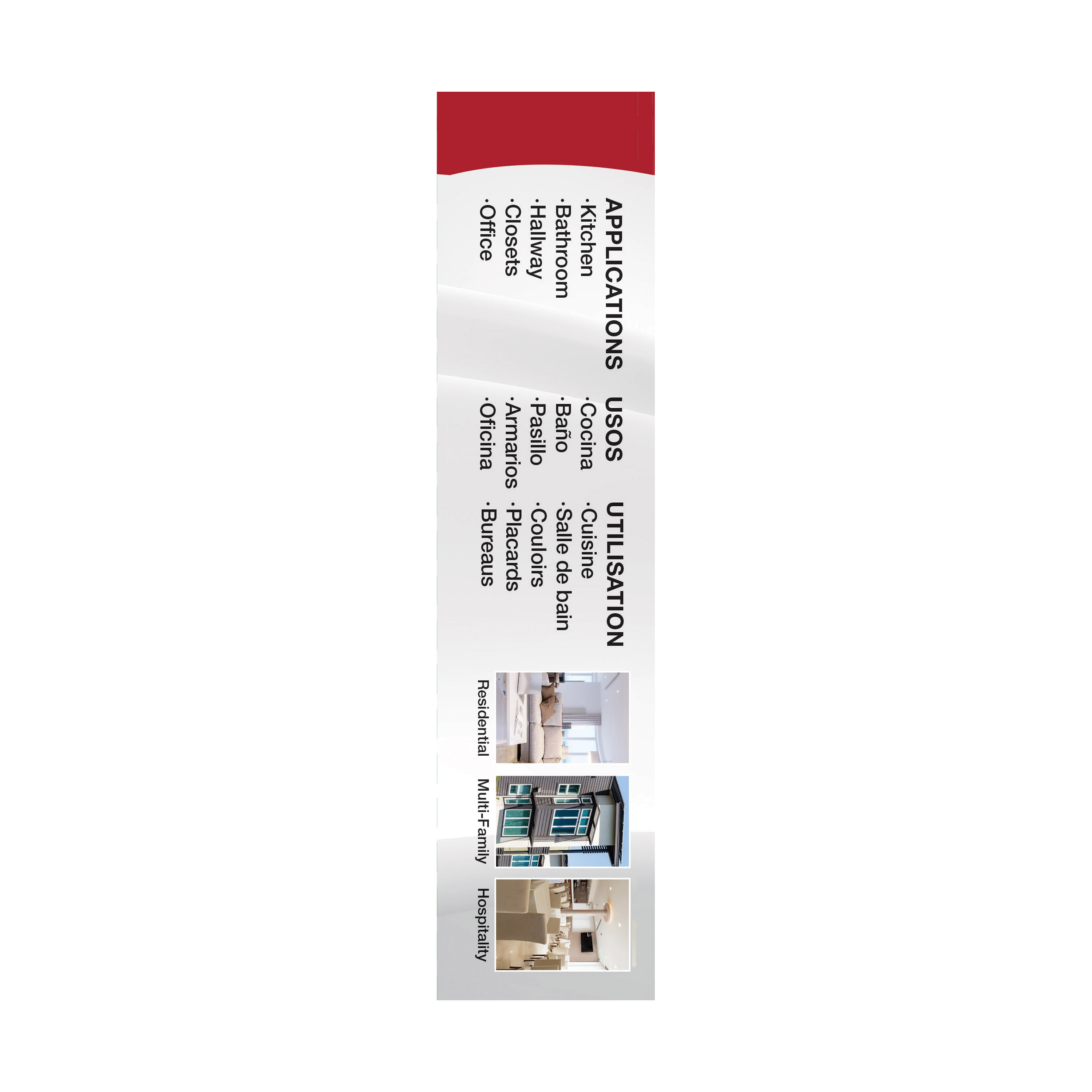 7" LED 8W DISK LIGHT WHITE - 62-1805