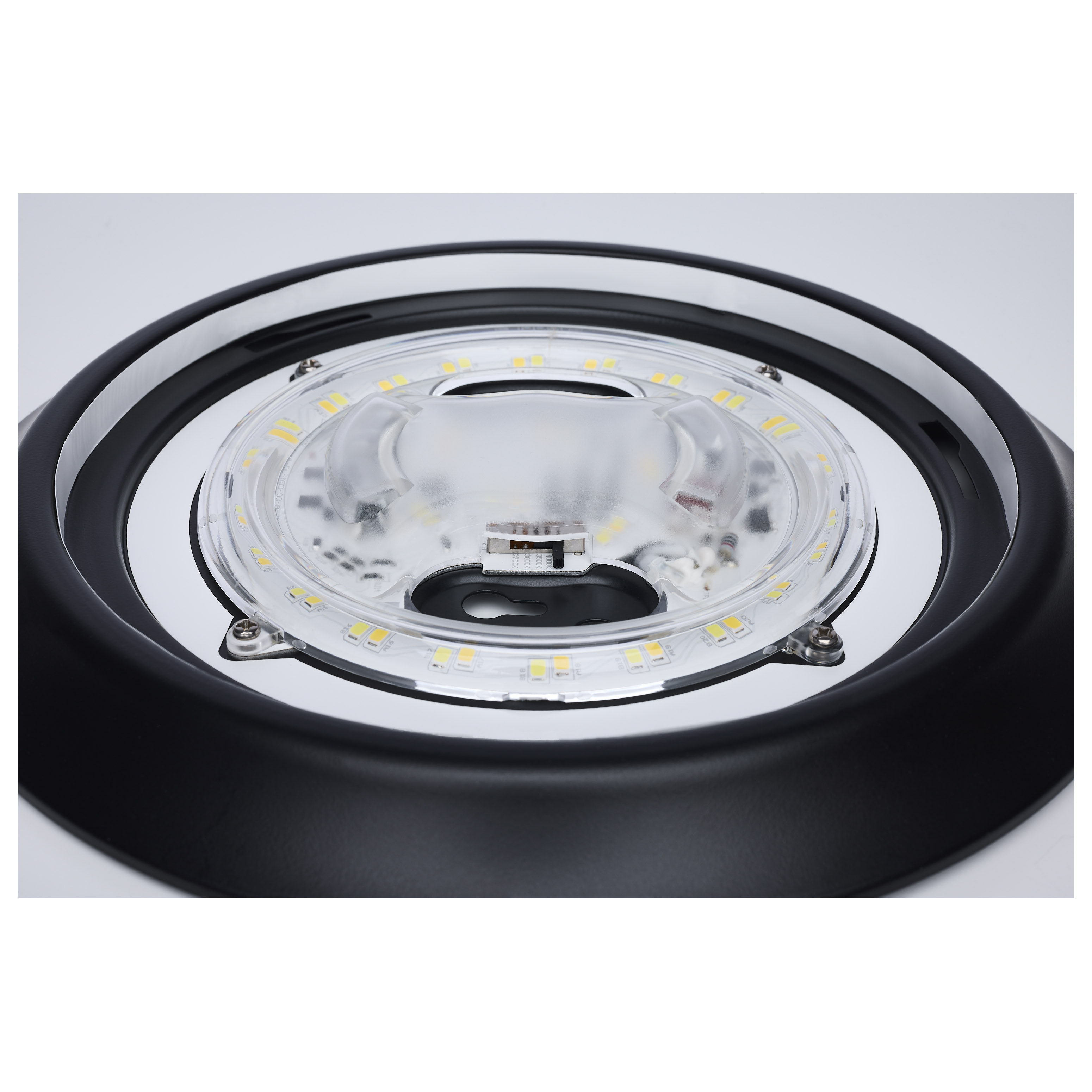 10" LED DISK LIGHT BLACK FIN - 62-1814R1