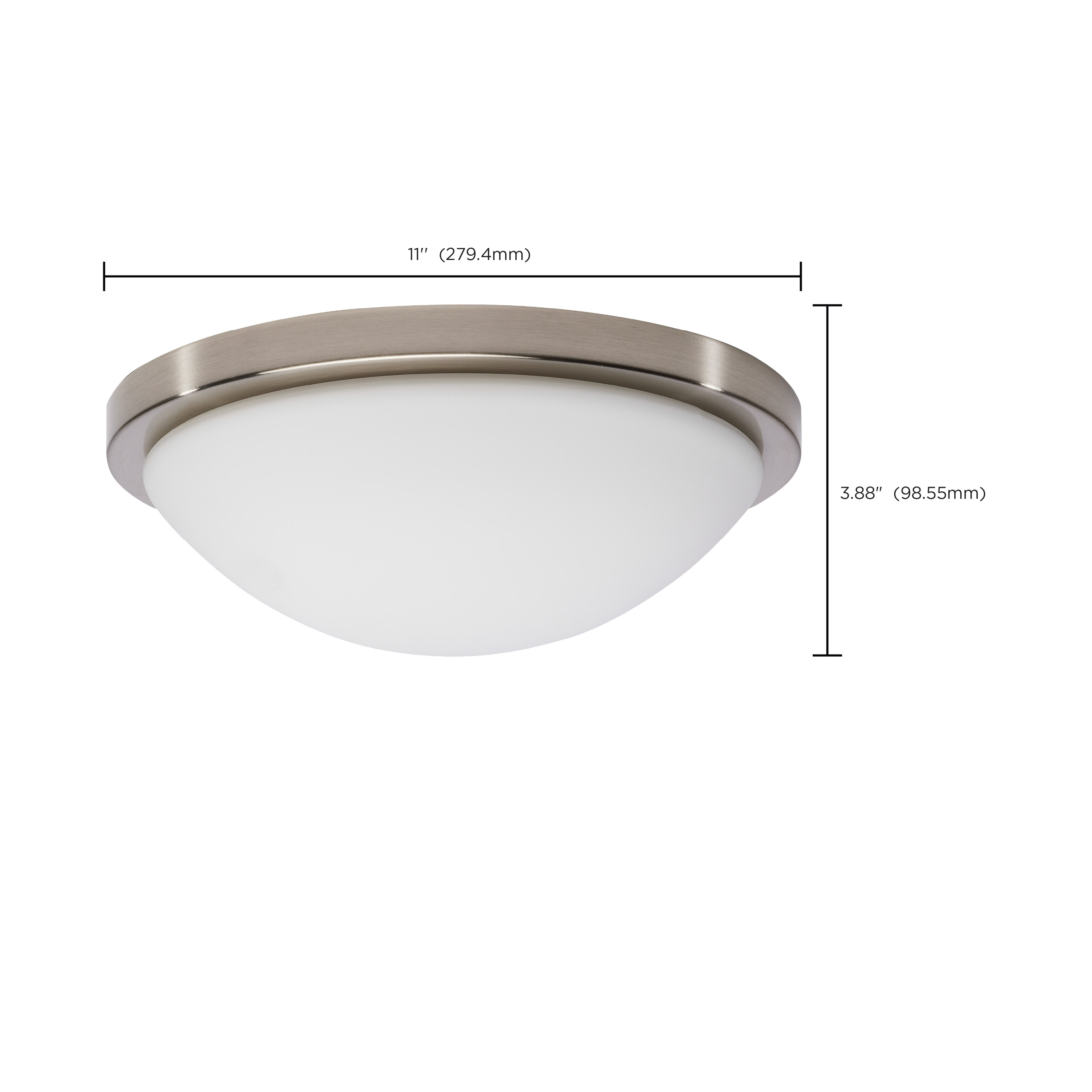 LED BUTTON BN 11" FLUSH - 62-1842