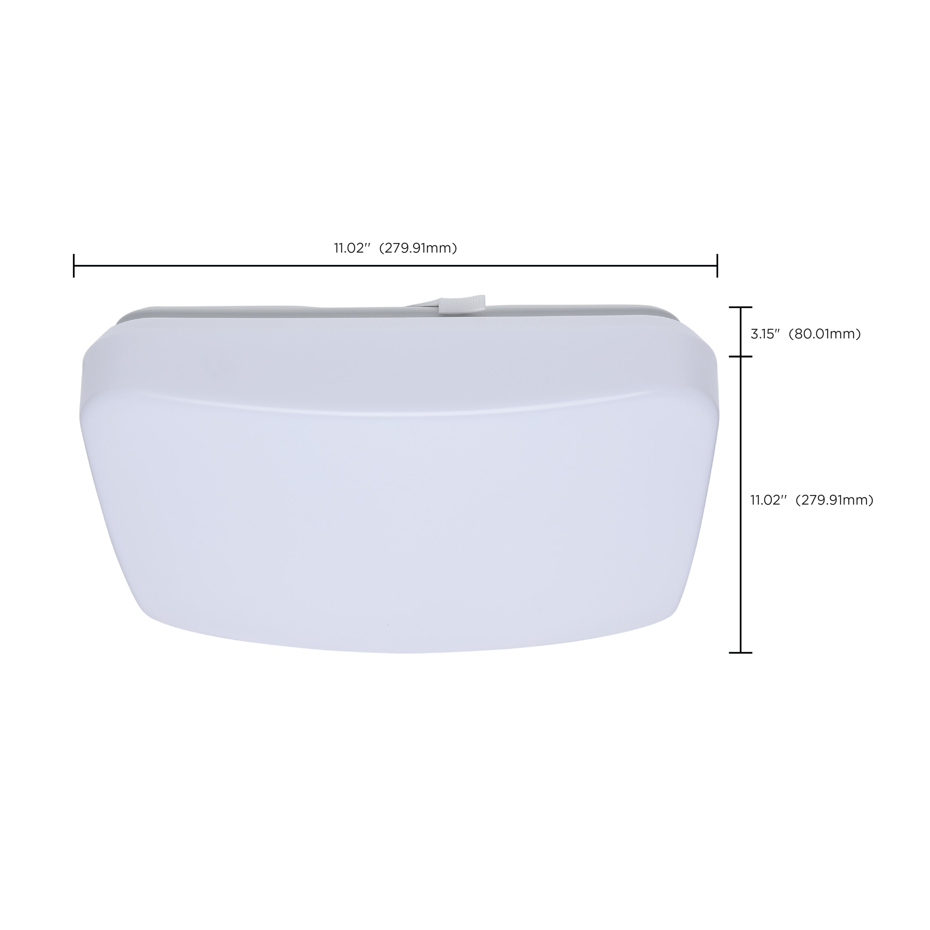 11" SQUARE LED CLOUD FIXTURE - 62-1854