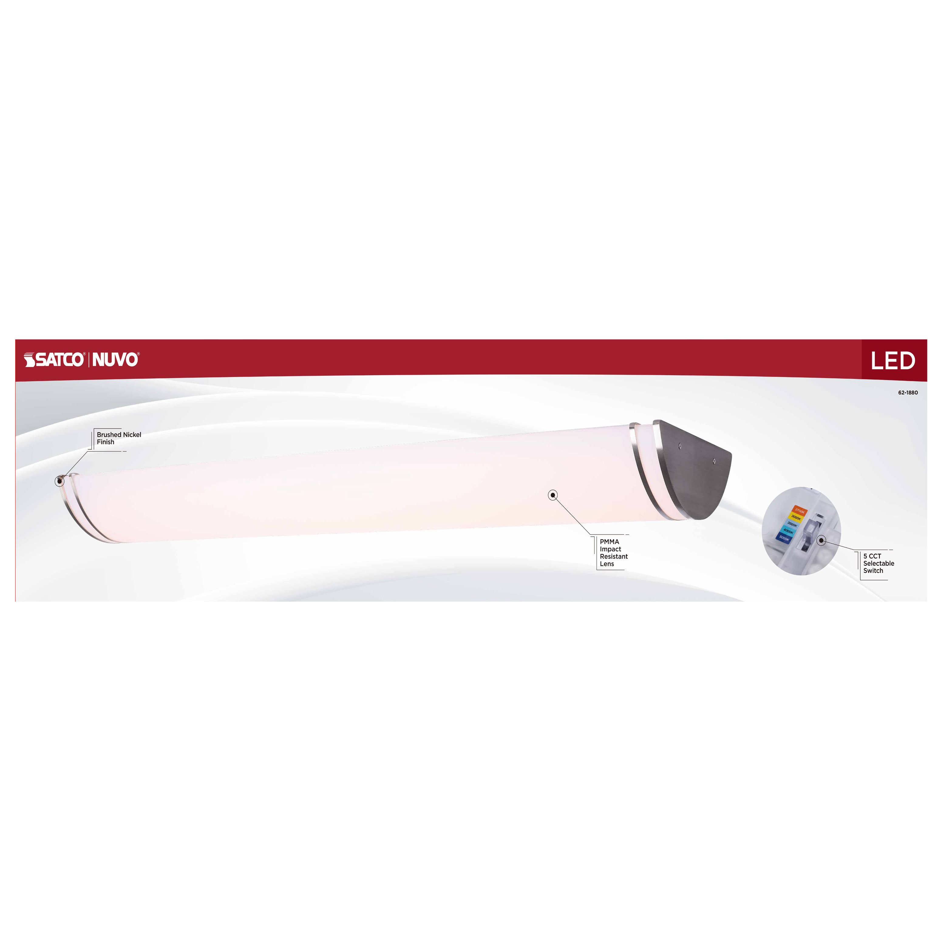 LED GLAMOUR 50" LINEAR CEILING - 62-1880