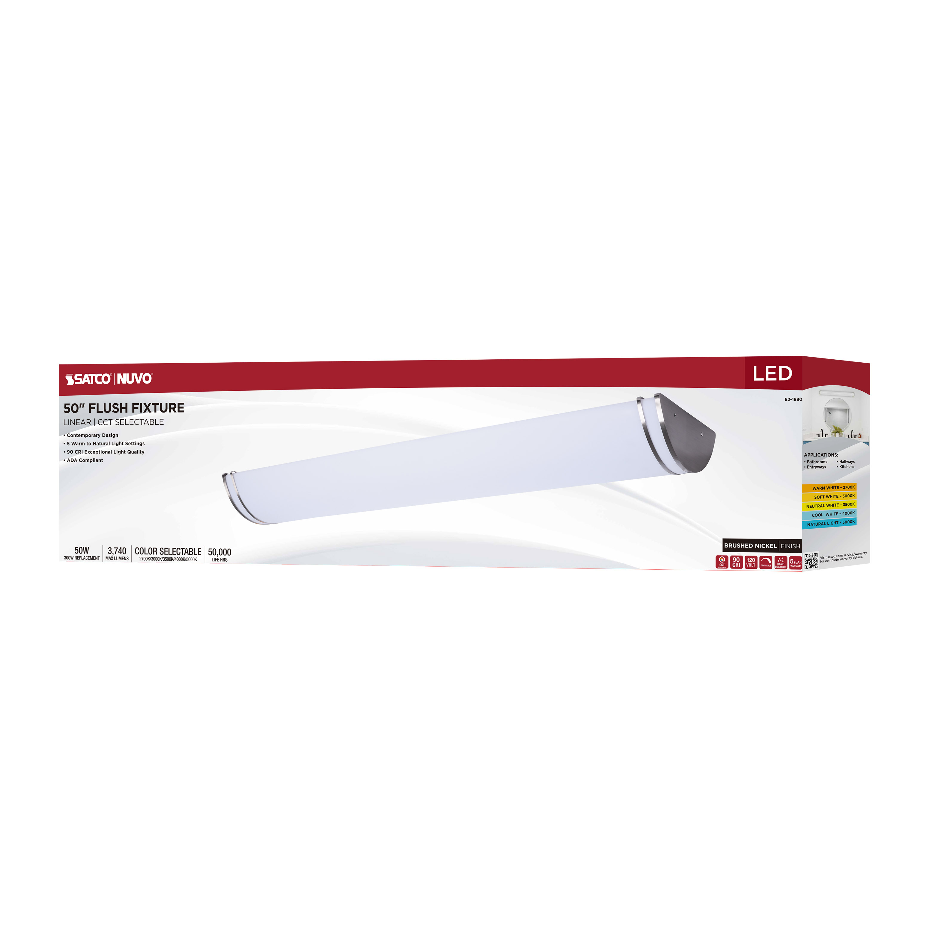 LED GLAMOUR 50" LINEAR CEILING - 62-1880