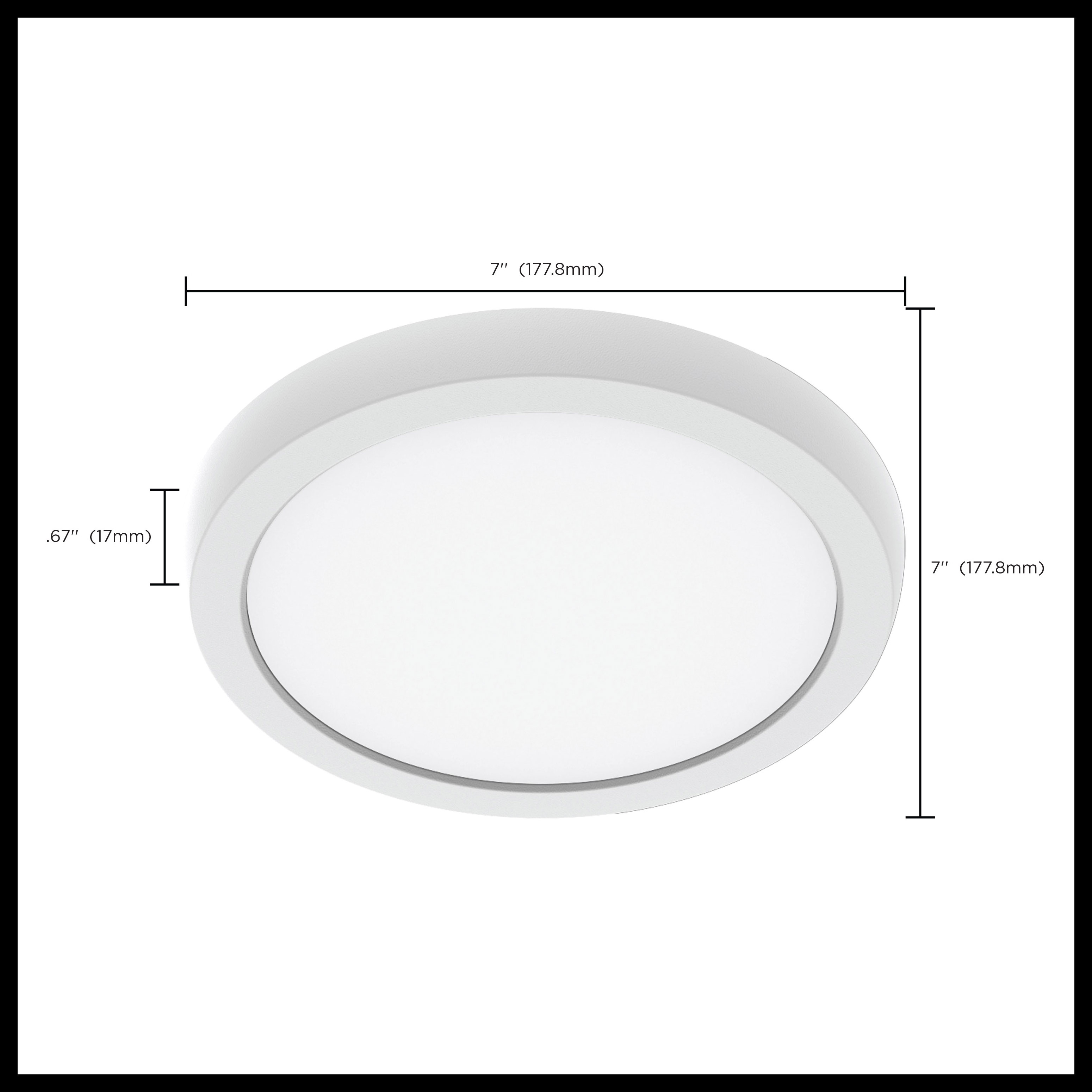 BLINK 10W LED 7" ROUND WHITE - 62-1910