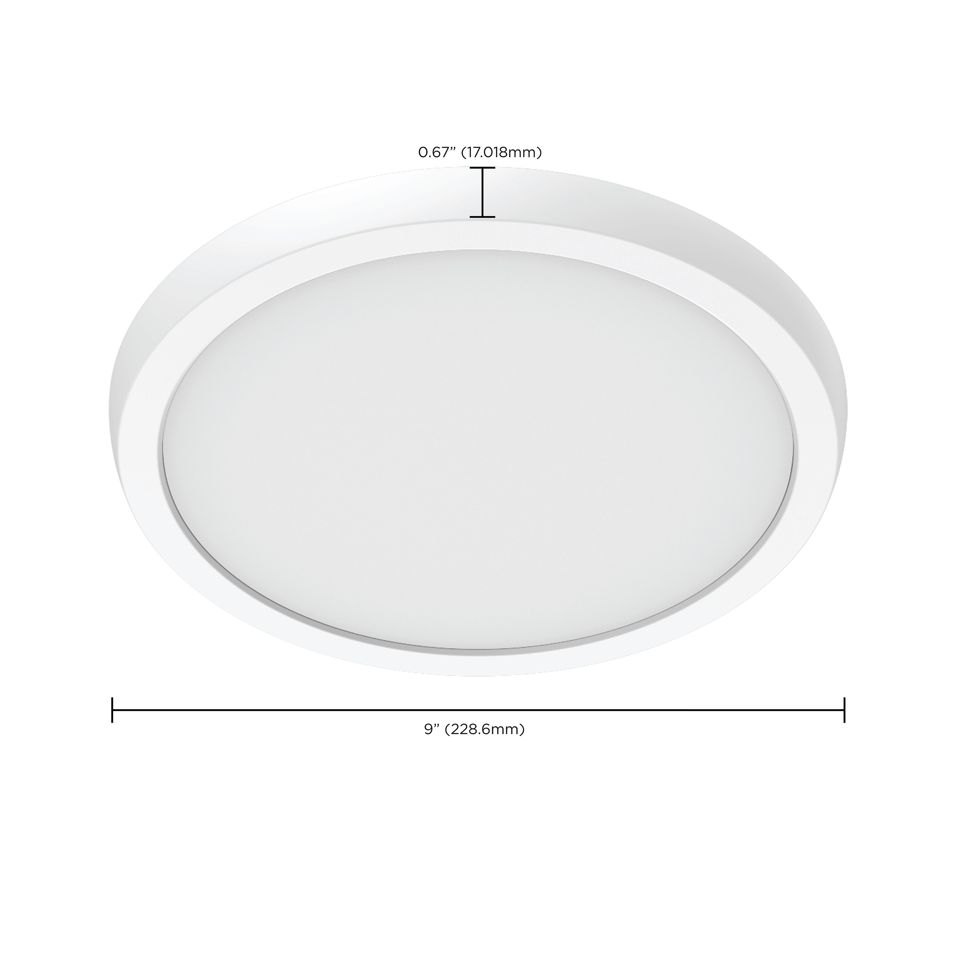BLINK 11W LED 9" ROUND WHITE - 62-1920