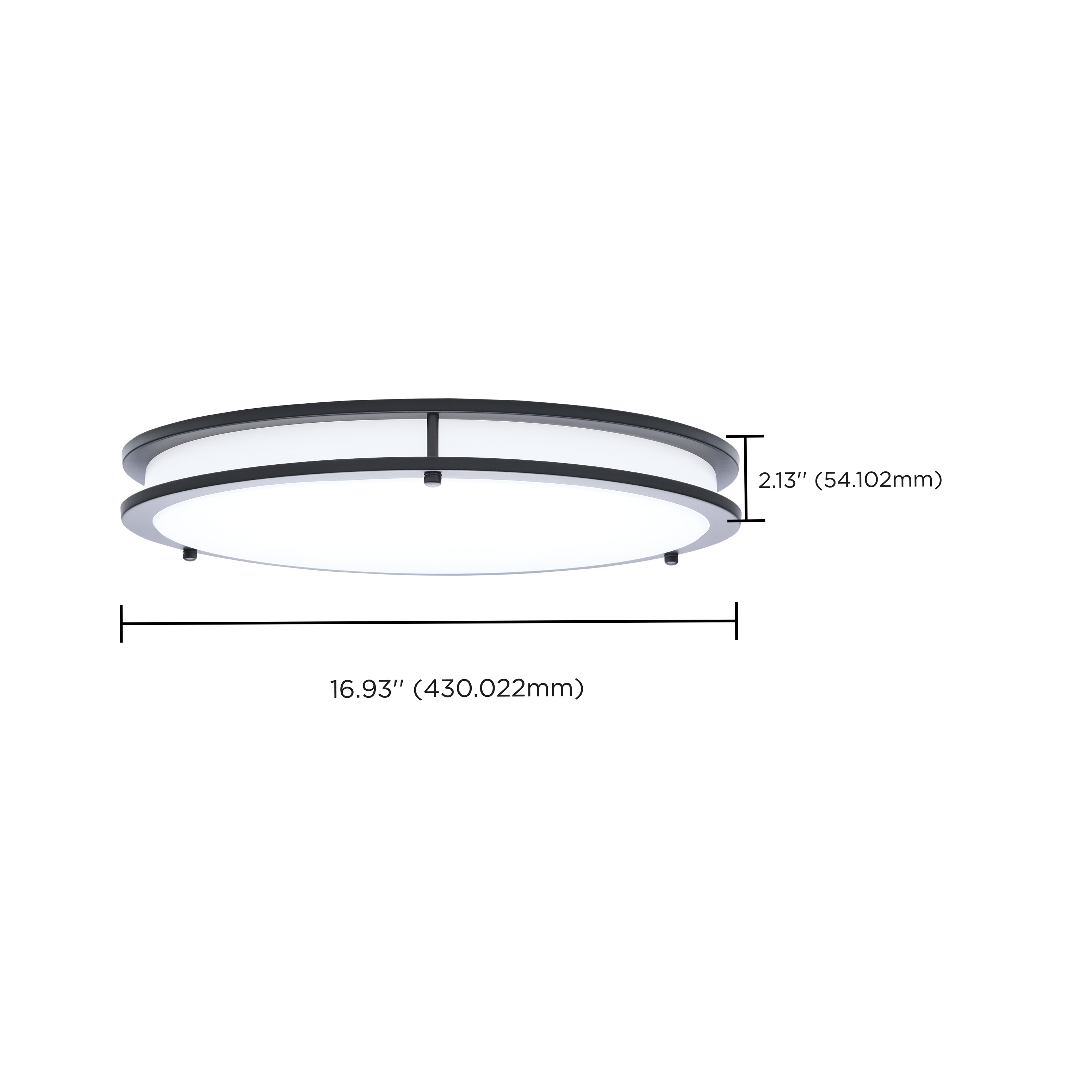LED GLAMOUR BL 17" FLUSH - 62-1977
