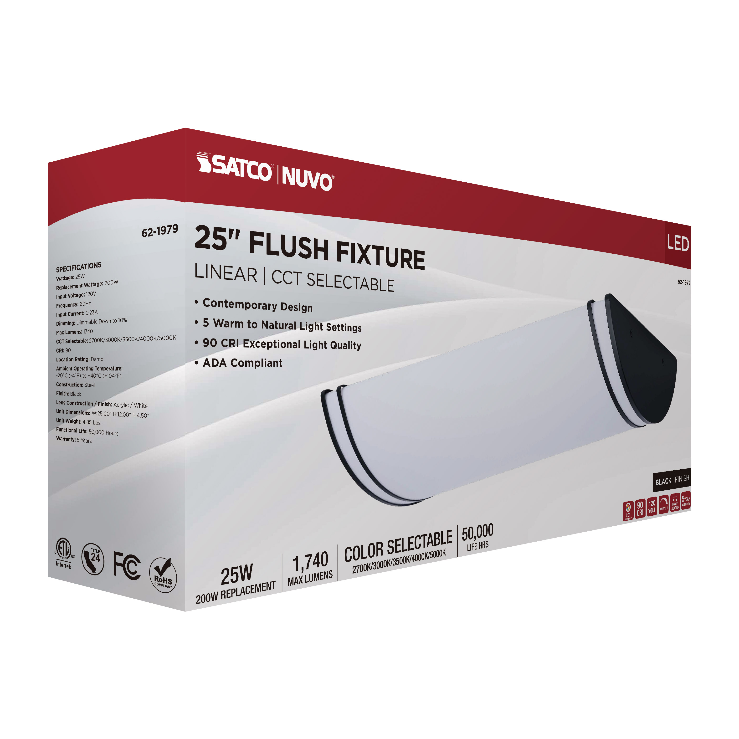 LED GLAMOUR BL 25" LINEAR - 62-1979