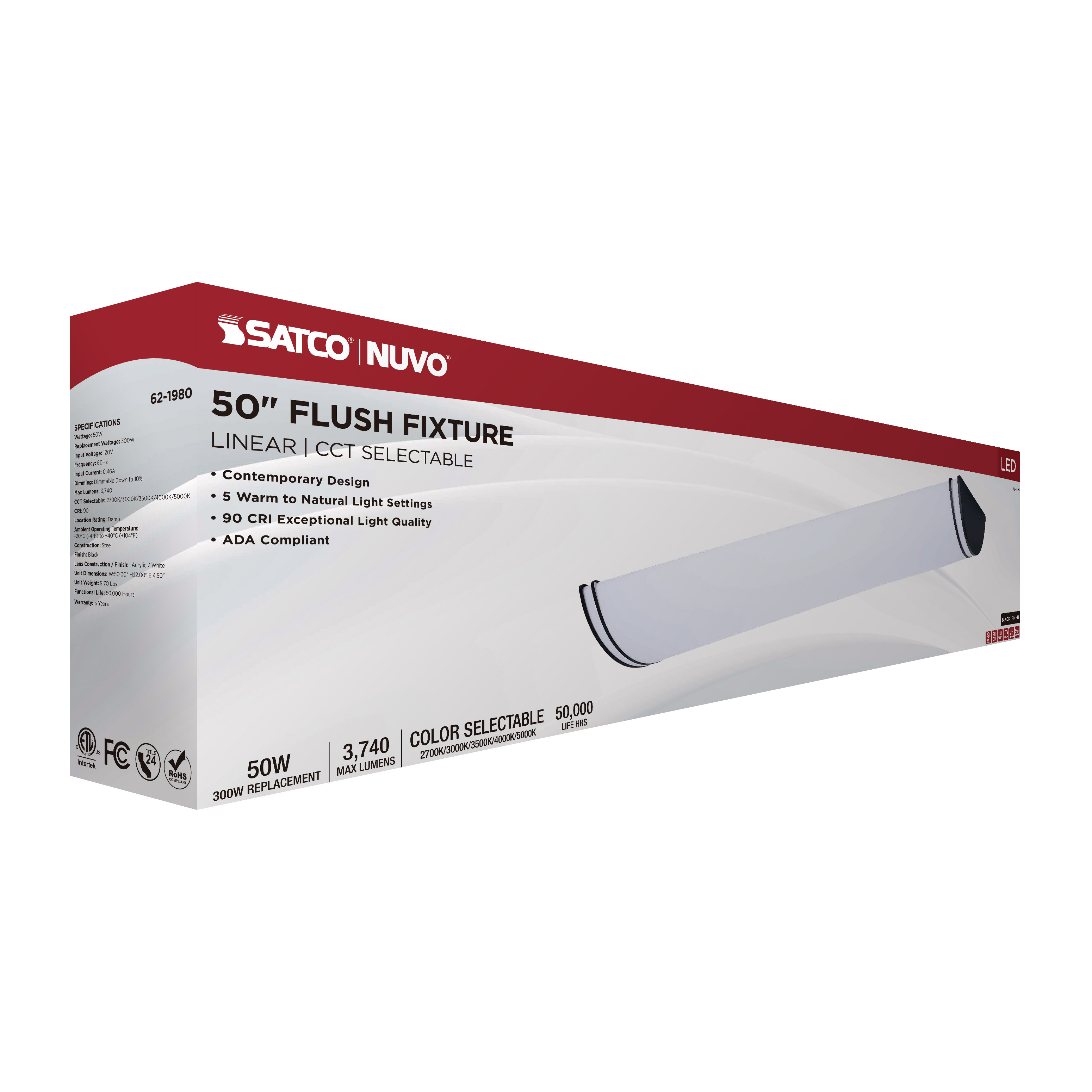 LED GLAMOUR BL 50" LINEAR - 62-1980