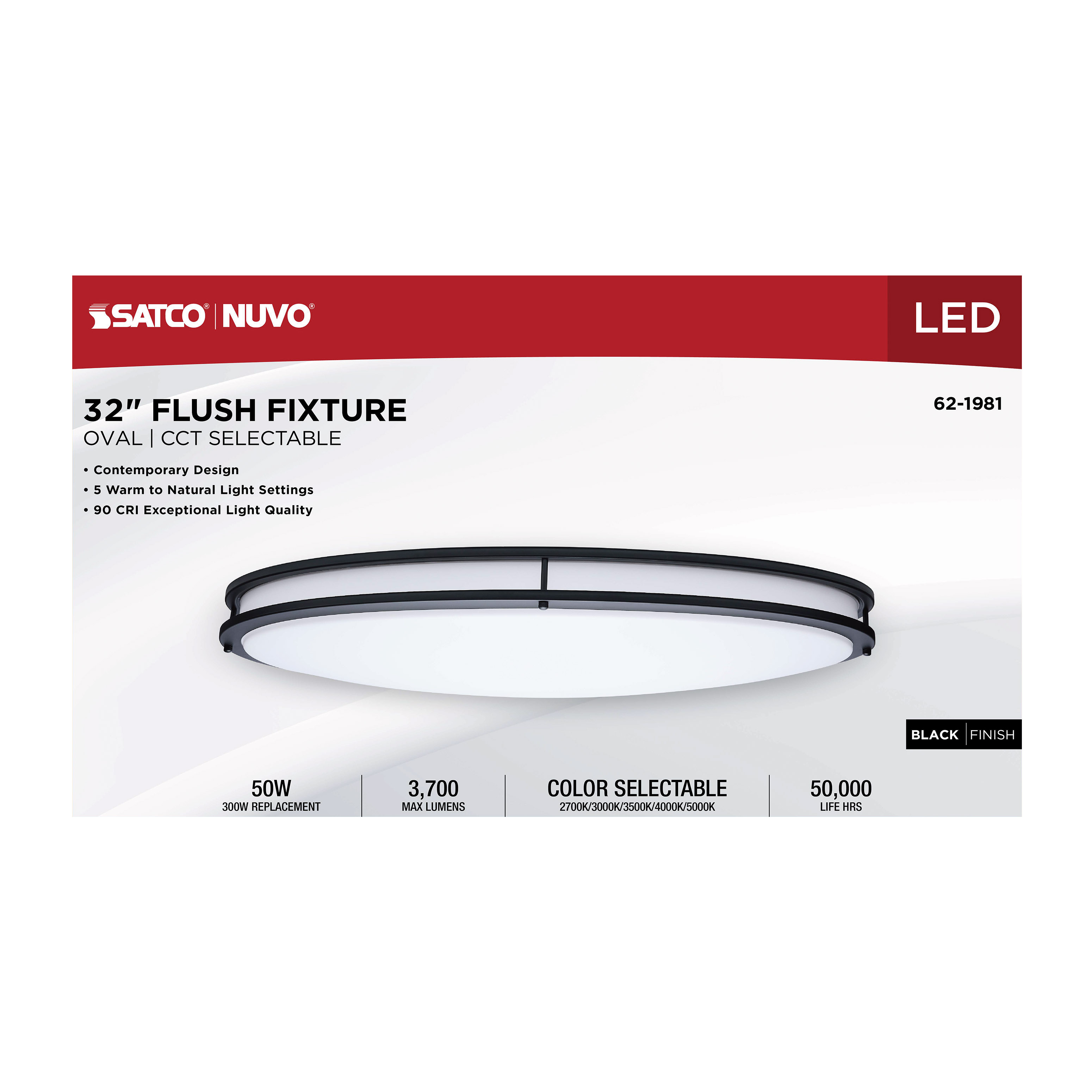 LED GLAMOUR BL 32" OVAL - 62-1981