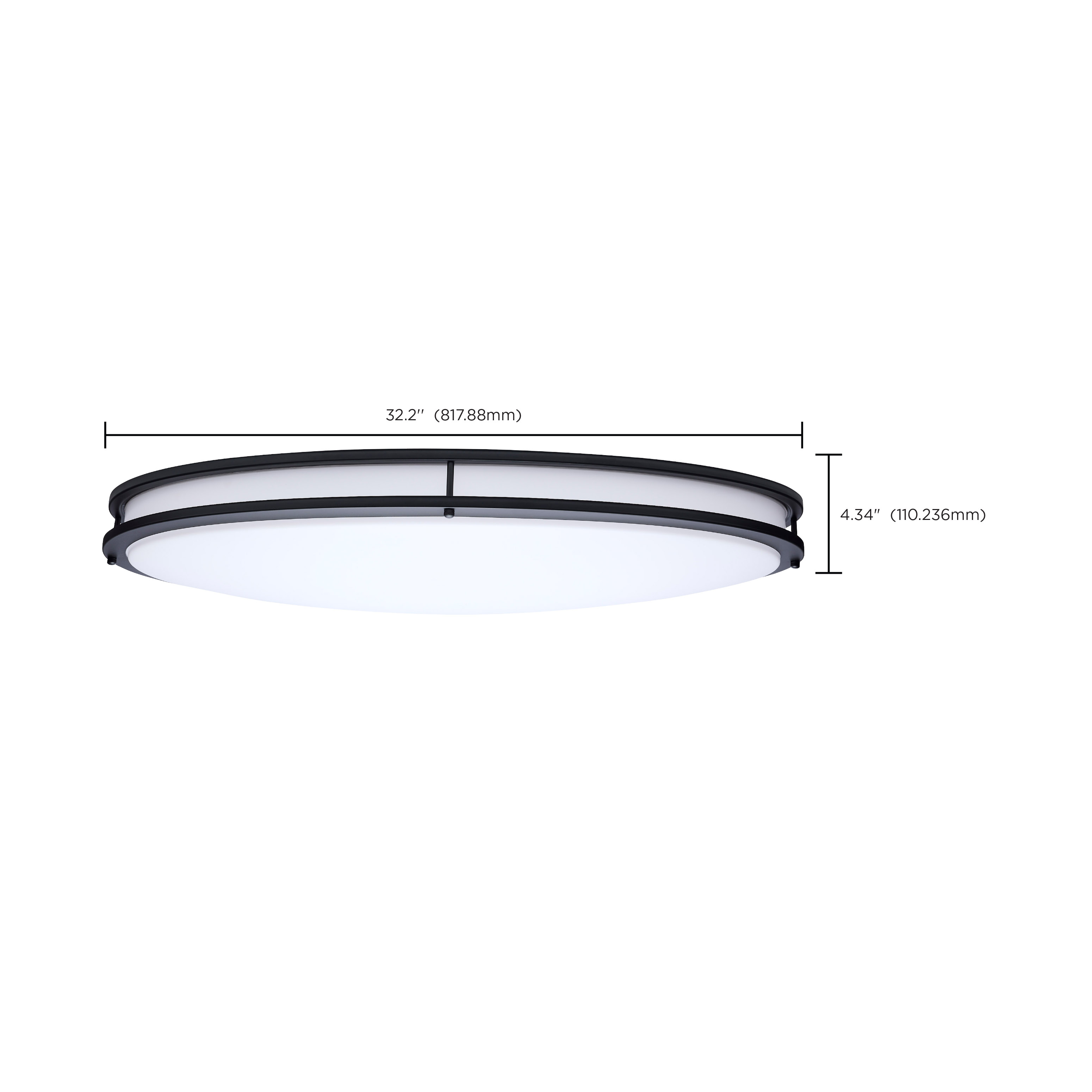 LED GLAMOUR BL 32" OVAL - 62-1981