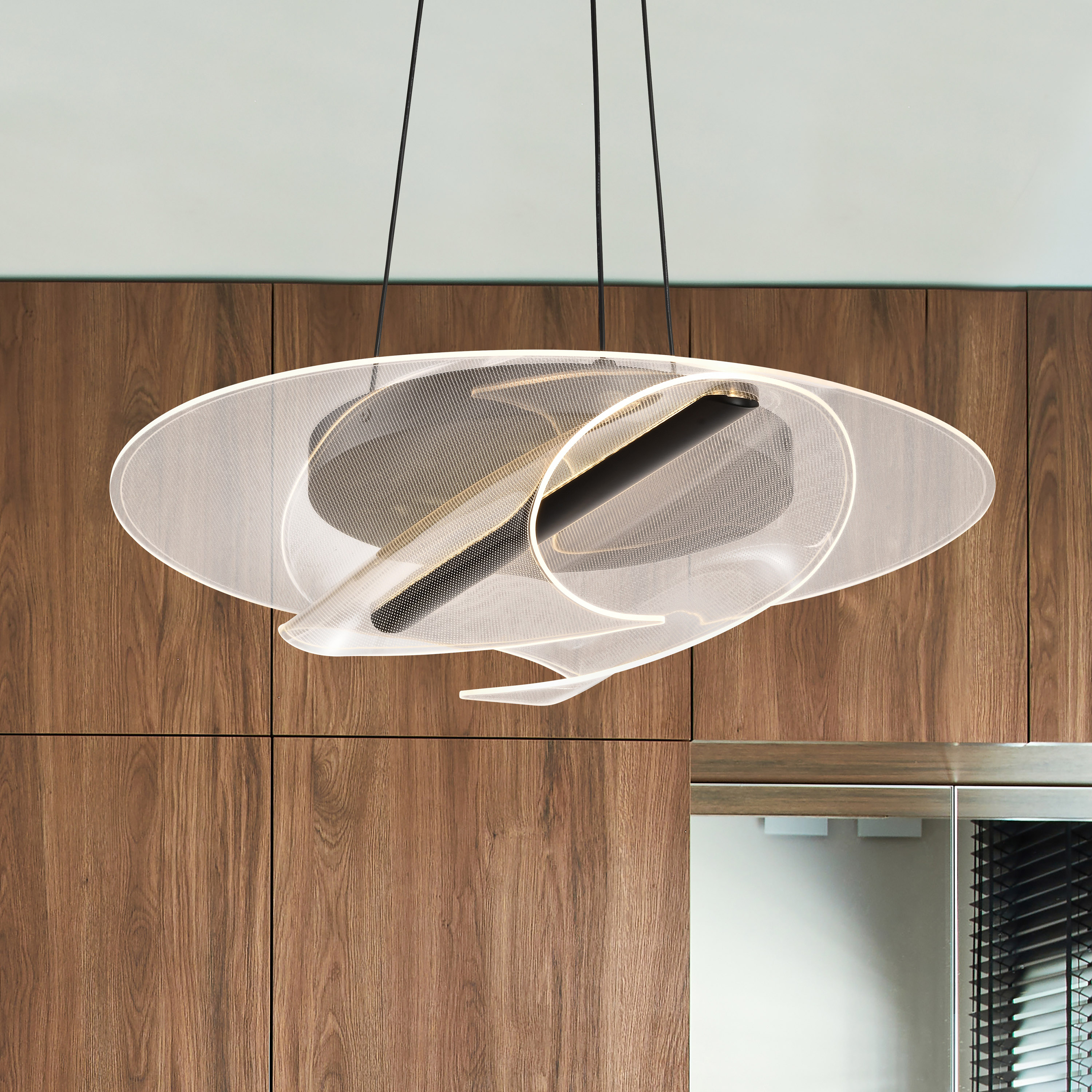 GENEVA 18" LED PENDANT - 62-2025
